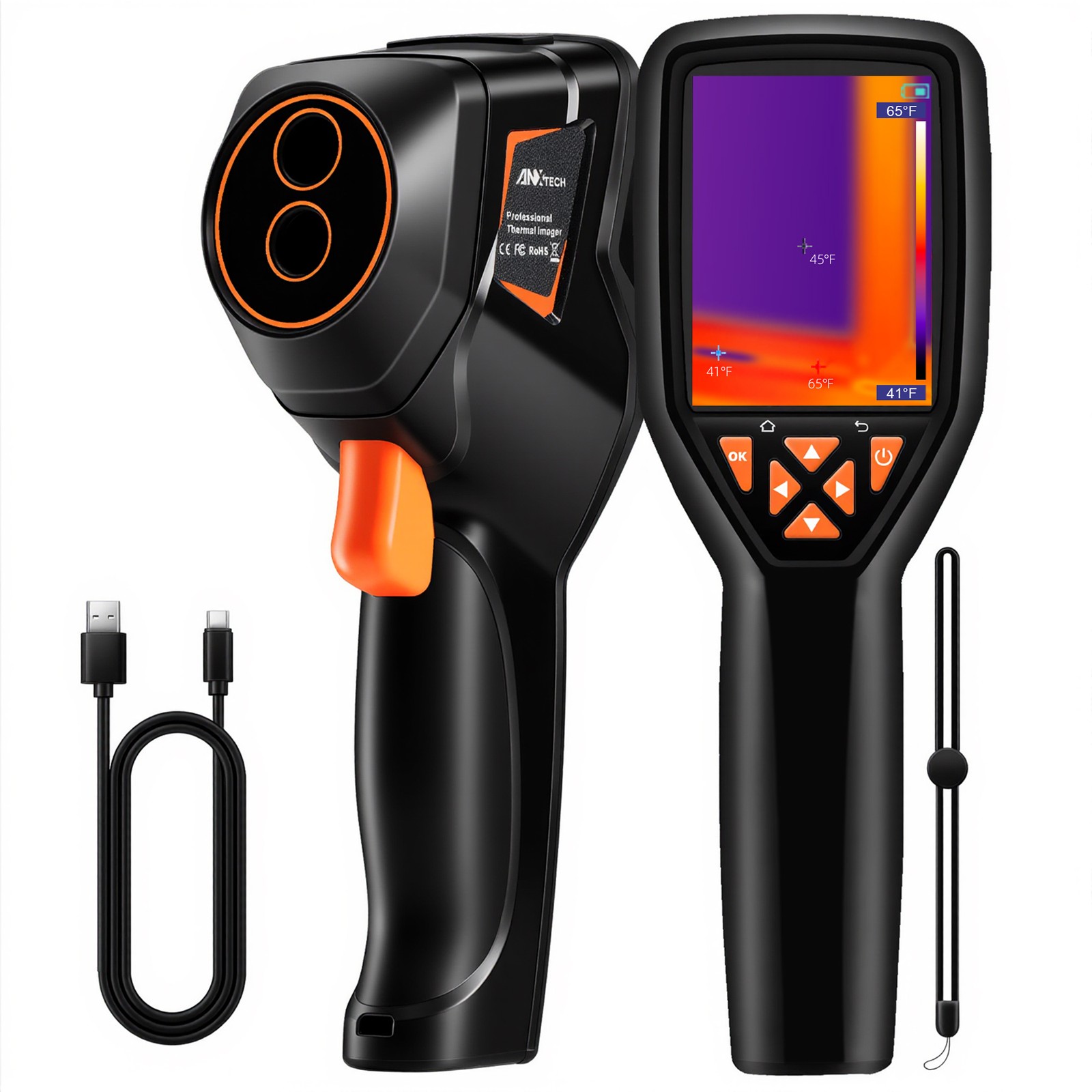 ANXTECH Infrared Thermal Imaging Camera Thermal Imager Handheld TISR 320×240