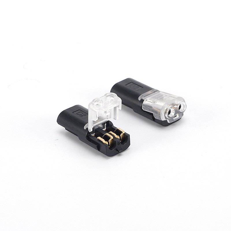 2/3 Pin Pluggable Wire Connectors Quick Splice Electrical Cable Crimp Terminal