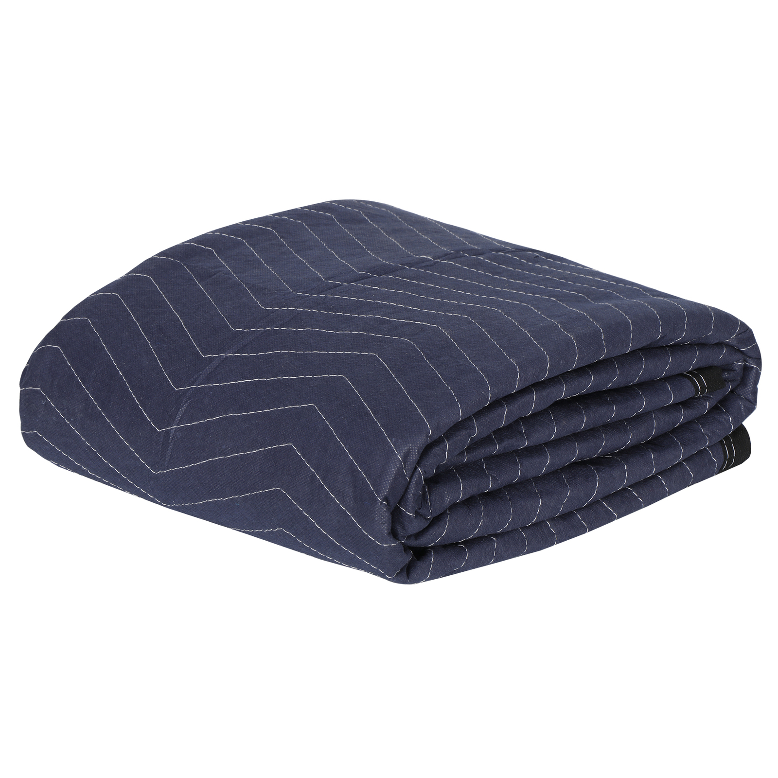 48 Moving Blankets 80″x72″ Protective Shipping Packing Pads Furniture Blue/Black