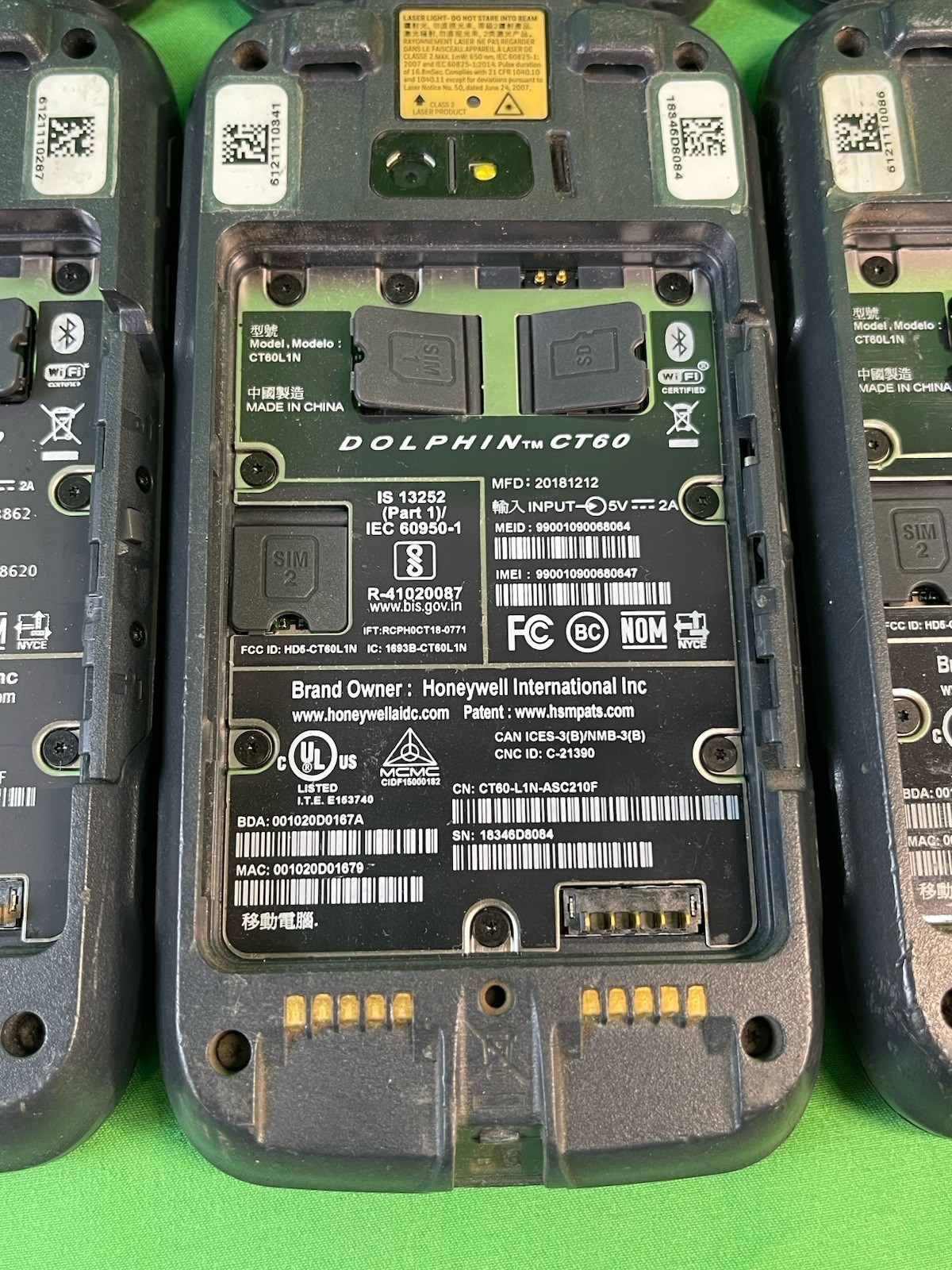 For Parts | (Lot of 10) Honeywell Dolphin CT60 CT60-L1N-ASC210F Mobile Scanners