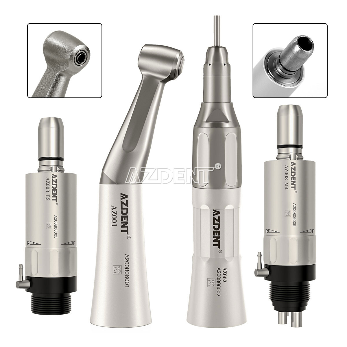 Dental LED High Speed Handpiee/Low Speed Straight/Contra Angle/Air Motor Kit