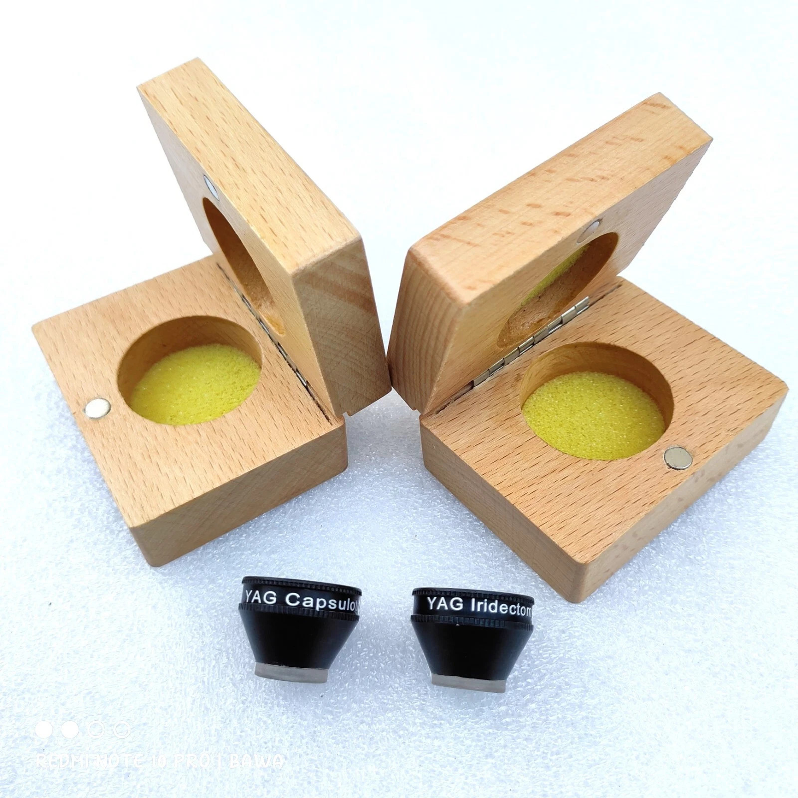 Eye Surgeon YAG Capsulotomy & YAG Iridectomy Laser Combo Lens Set For Optometry