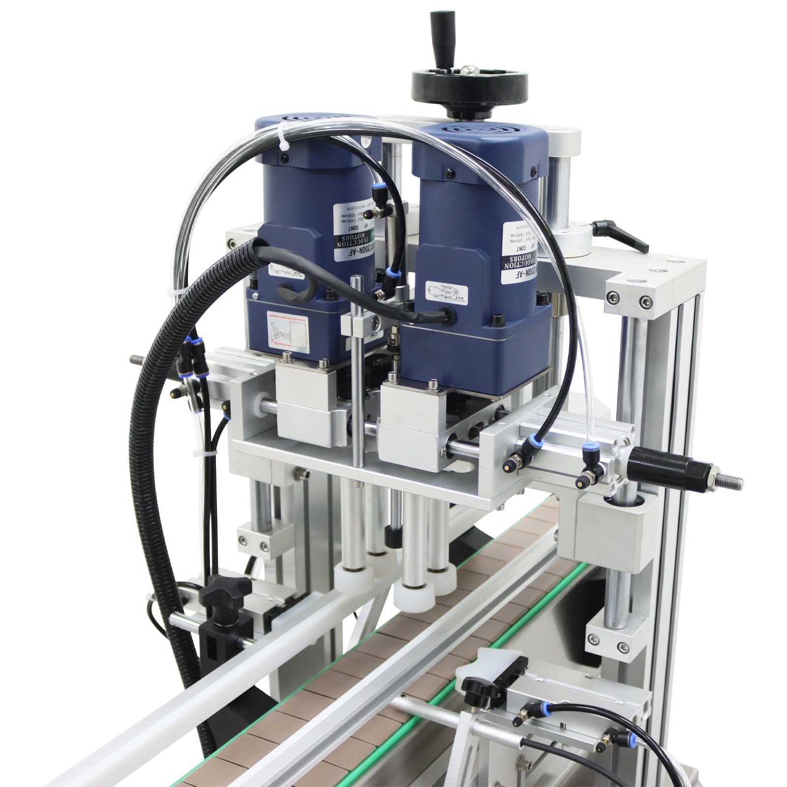 0.79-3.94»Desktop Conveyor Rubbing Capping Integrated Machine 10-30Bottles/min