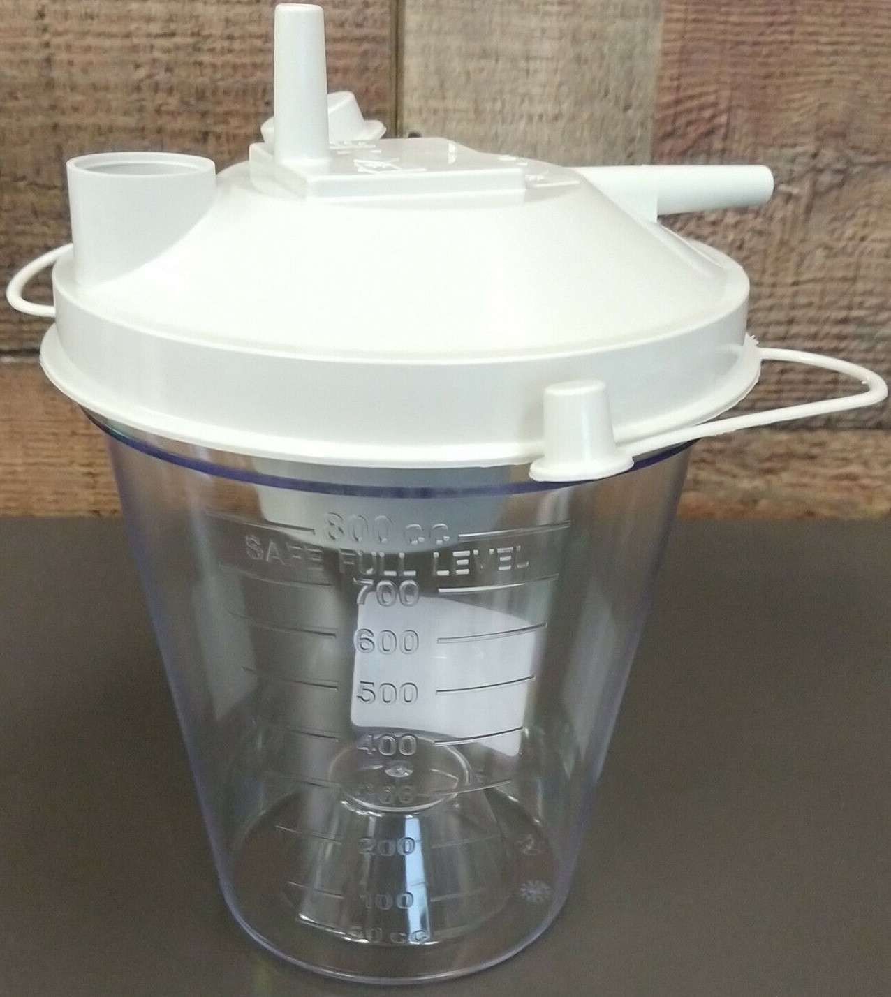 Drive Suction Canister 800 mL Float Auto Shut-Off Lid With Universal port & Size