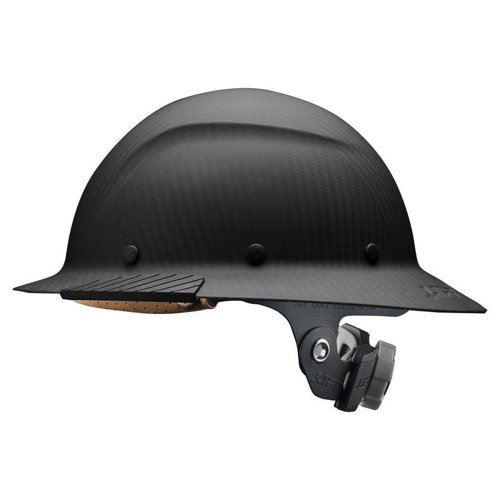 Lift Safety HDFM-17KG Dax Carbon Fiber Composite Hard Hat- Matte Black