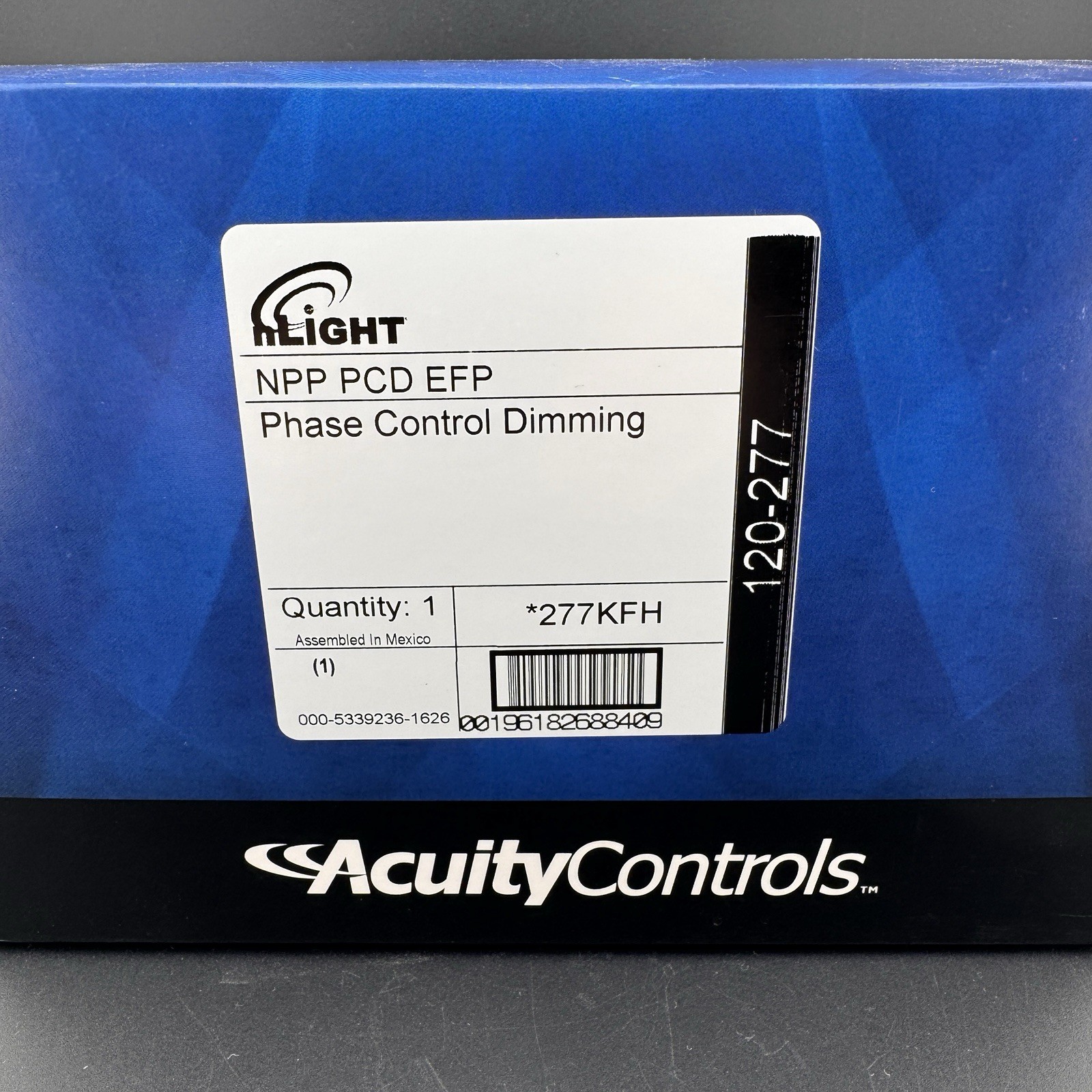 Acuity nLight NPP PCD EFP Phase Control Dimming 120/277V Acuity Controls