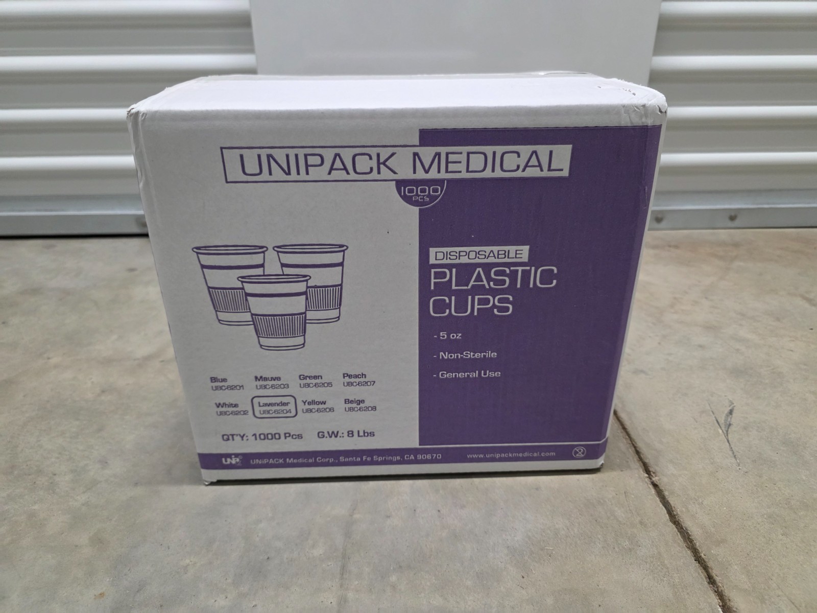 Dukal Unipack Drinking Cups , 5oz. 1,000 per case DUK UBC 6201/6204