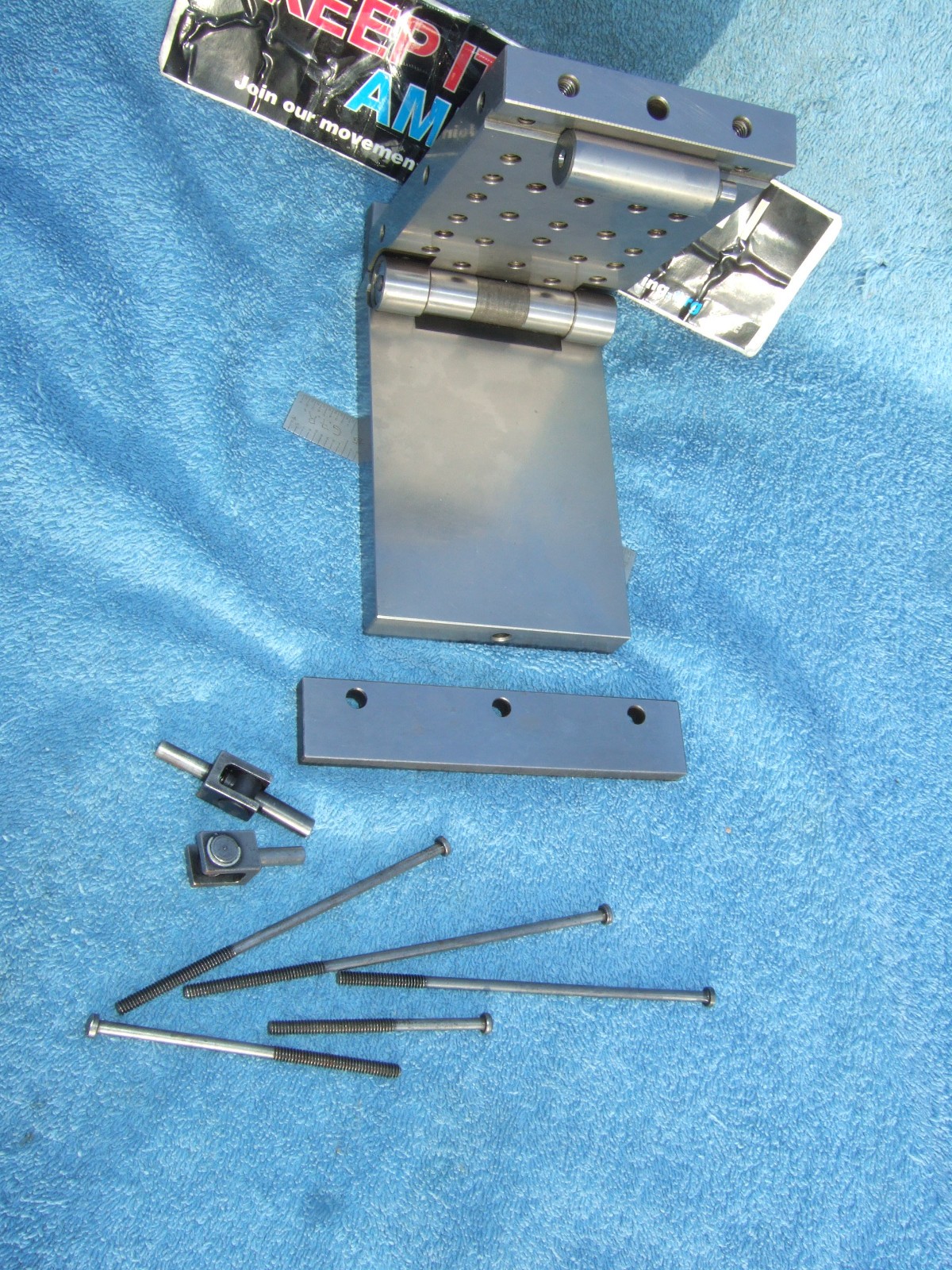 HERMANN SCHMIDT PNM4X6 Single Angle Adjustable Sine Plate Used $1150 WHEN NEW Q2