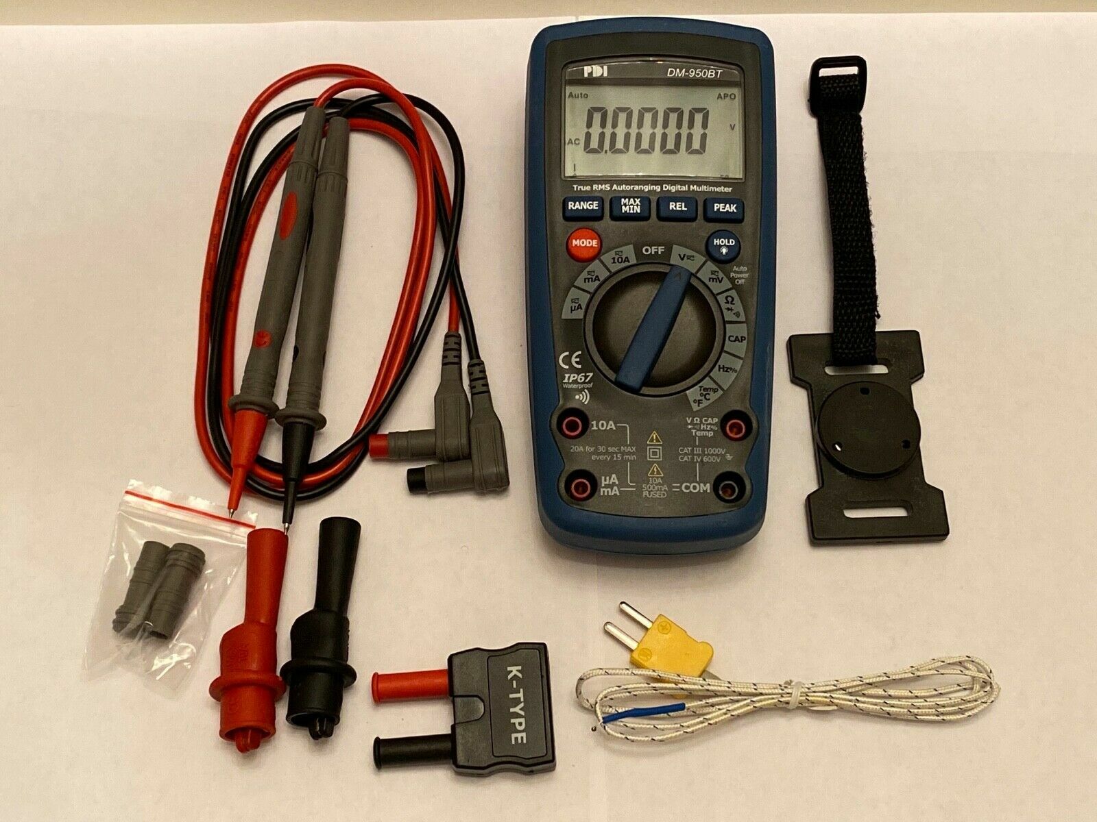 CEM DT-9969 / PDI DM-950BT Digital Multimeter. True RMS, 50000 count, IP67