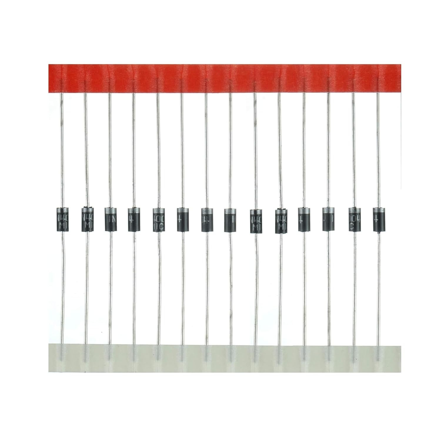 100 Pcs Silicon Doorbell Diodes: DO-41, 50V 1A for Versatile Applications