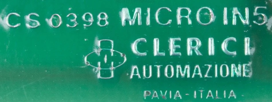 CS0398 CLERICI AUTOMAZIONE – Refurbished – 24 Months Warranty