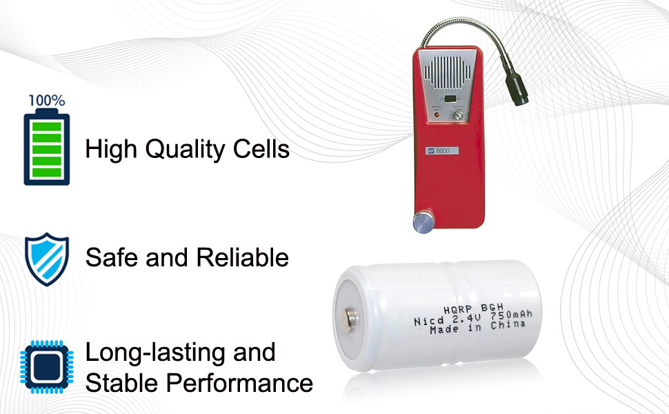 4-Pack Battery for TIF Series Combustible Gas Detector Meter Test Equipment