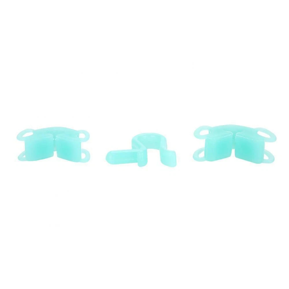 Dental Autoclave Dental Rubber Silicone Mouth Prop Model Mouth Bite Block 3 Pcs