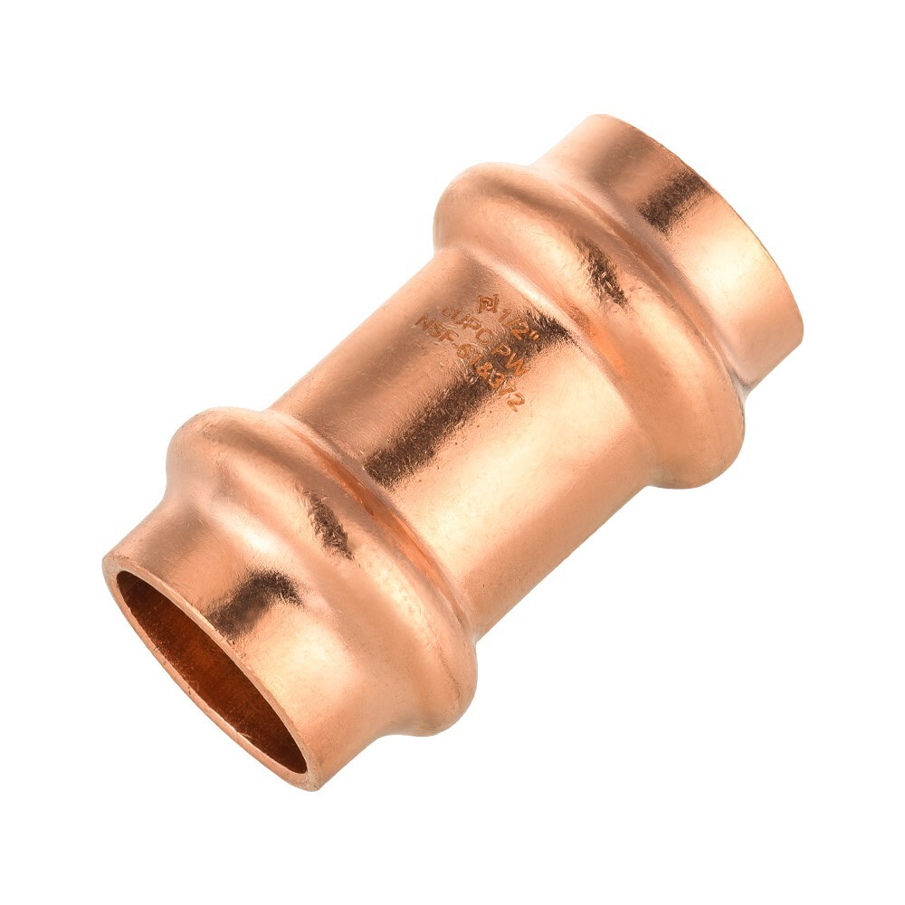 10 PCS EFIELD 1/2 » Press Fit Straight Coupling Fitting, No Lead , Pro Pack