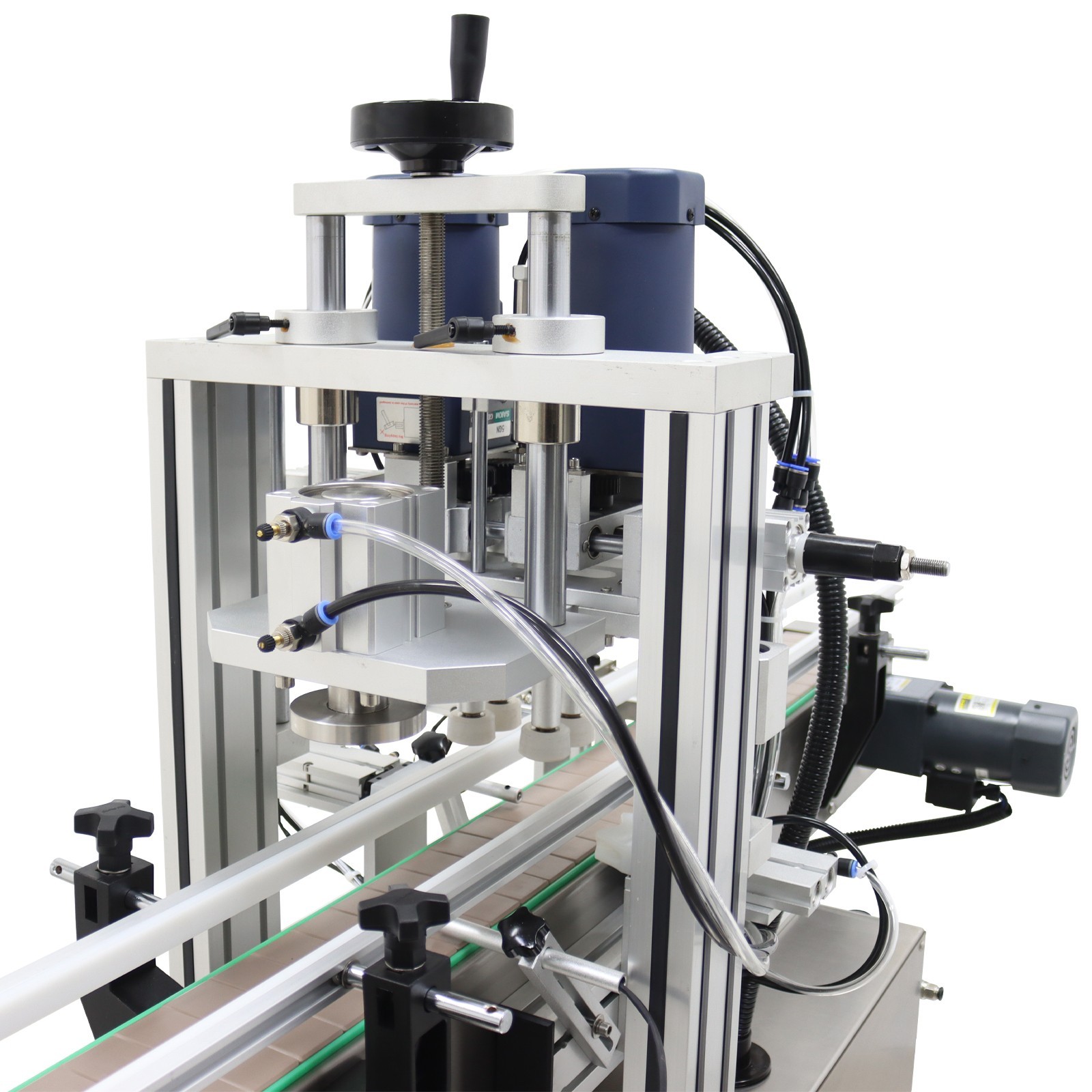 0.79-3.94»Desktop Conveyor Rubbing Capping Integrated Machine 10-30Bottles/min