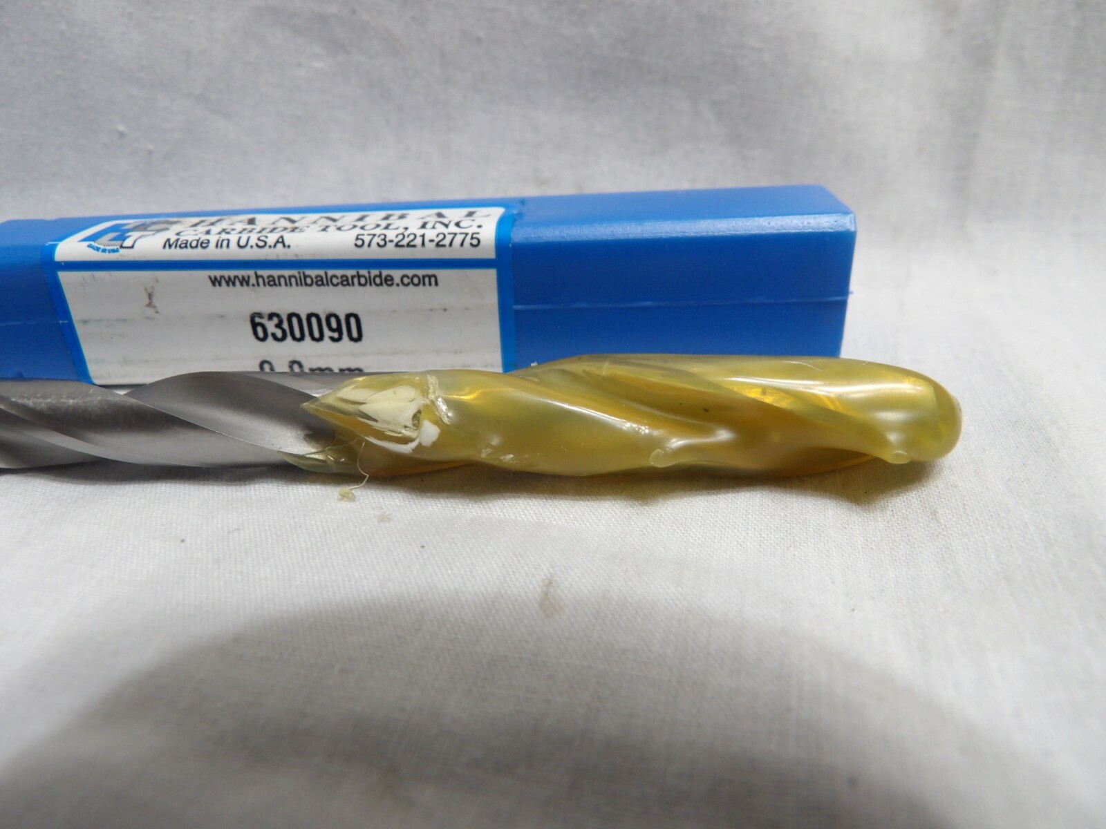 Hannibal Carbide Tool 9.0mm Carbide Tip Drill Bit 630090 (Made in the USA)