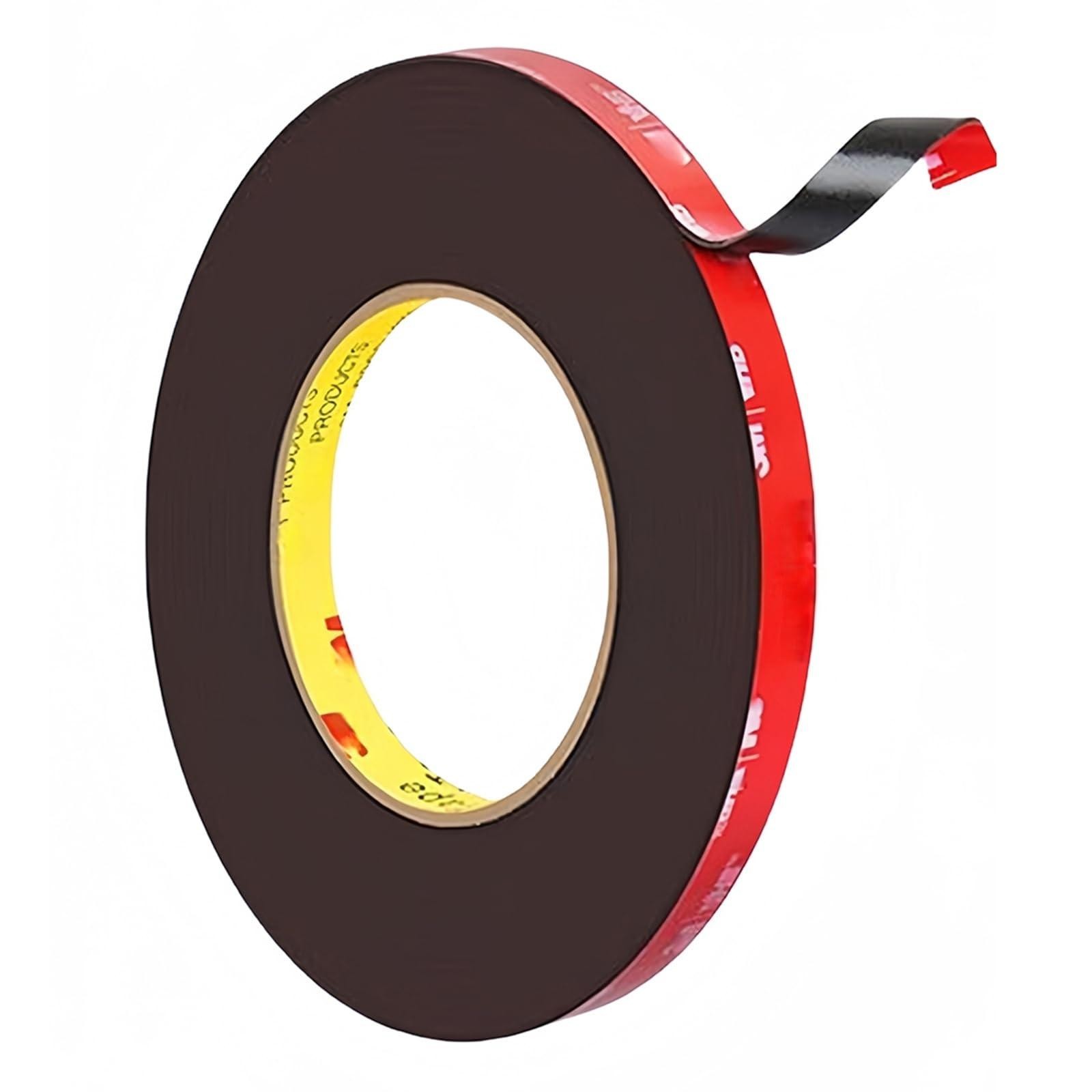 Double Sided Mounting Tape Heavy Duty – 1/4in x 15.4ft Waterproof Adhesive Strip