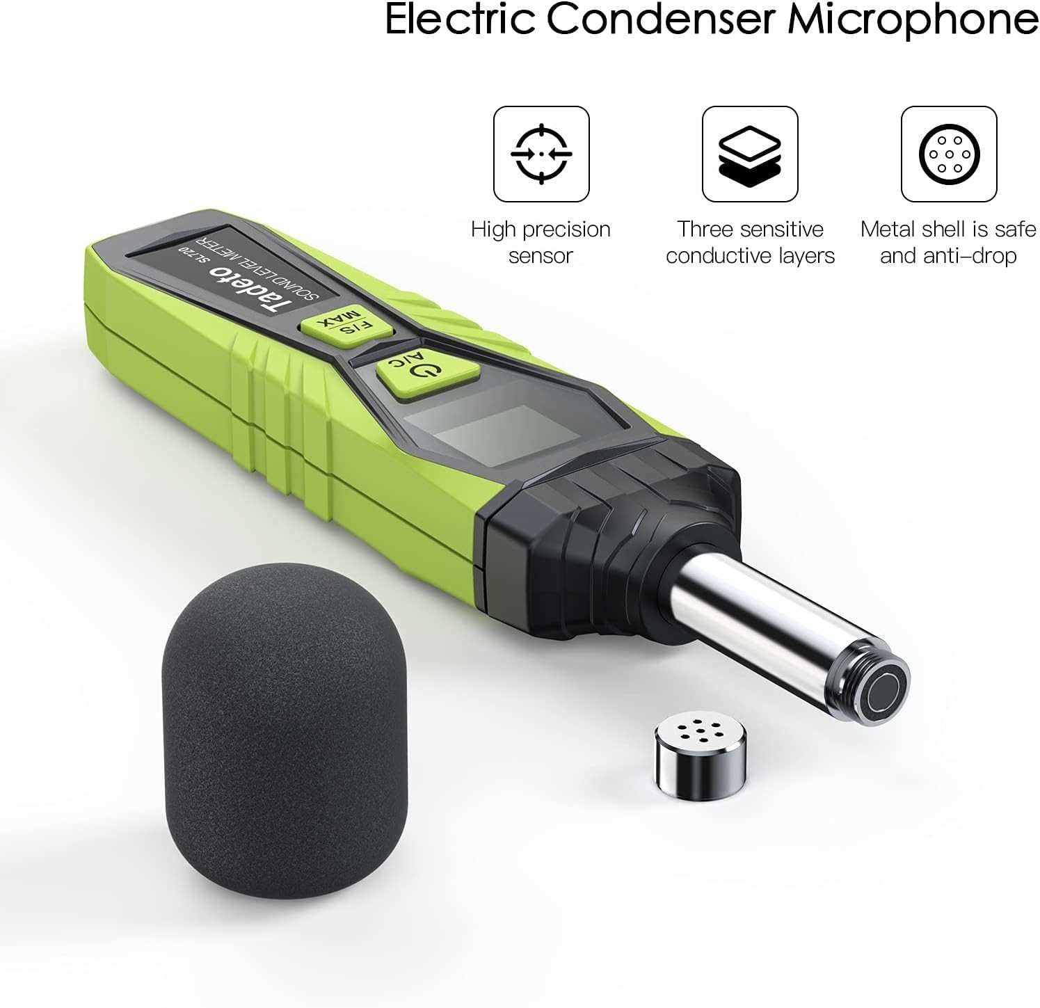 Digital Sound Level Meter MAX Data Hold Backlight
