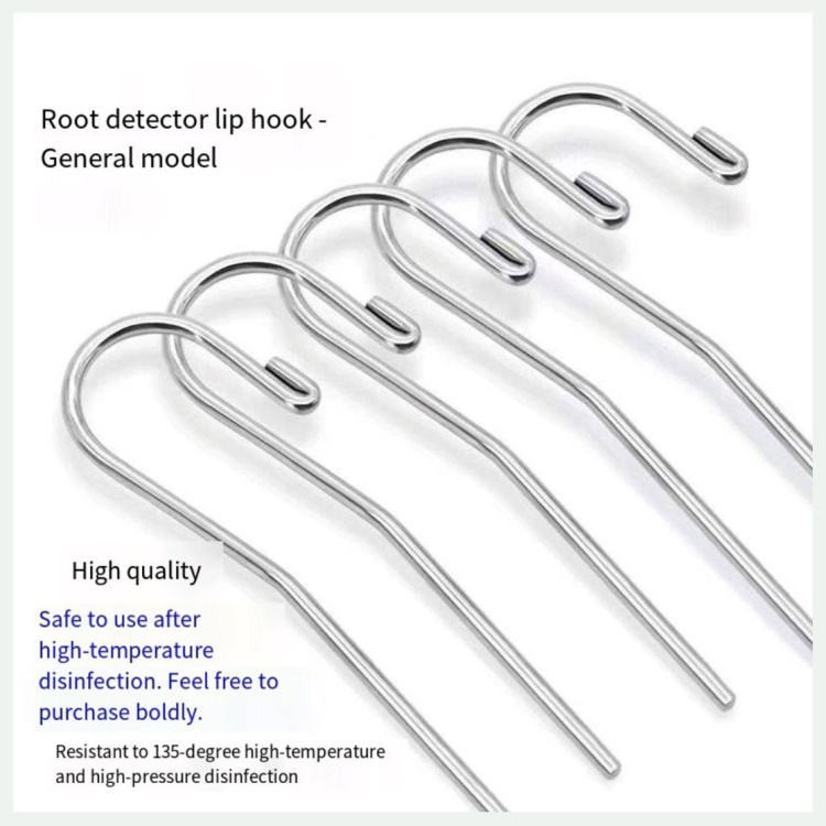 10pcs Dental Lip Hook Clip Stainless Root Canal Finder Endo Apex Locator