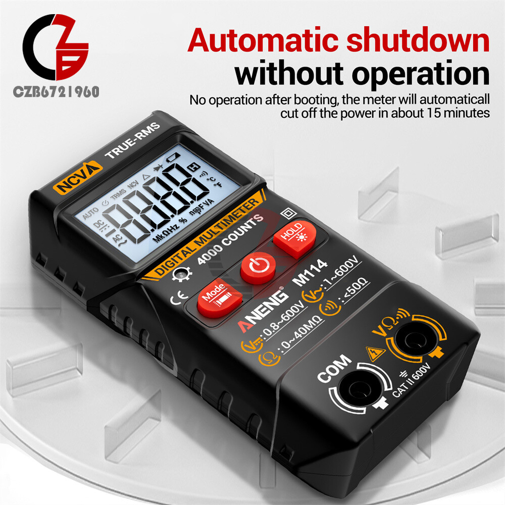 ANENG Digital Multimeter Automatic Voltmeter NCV Resistance Electrician Tester