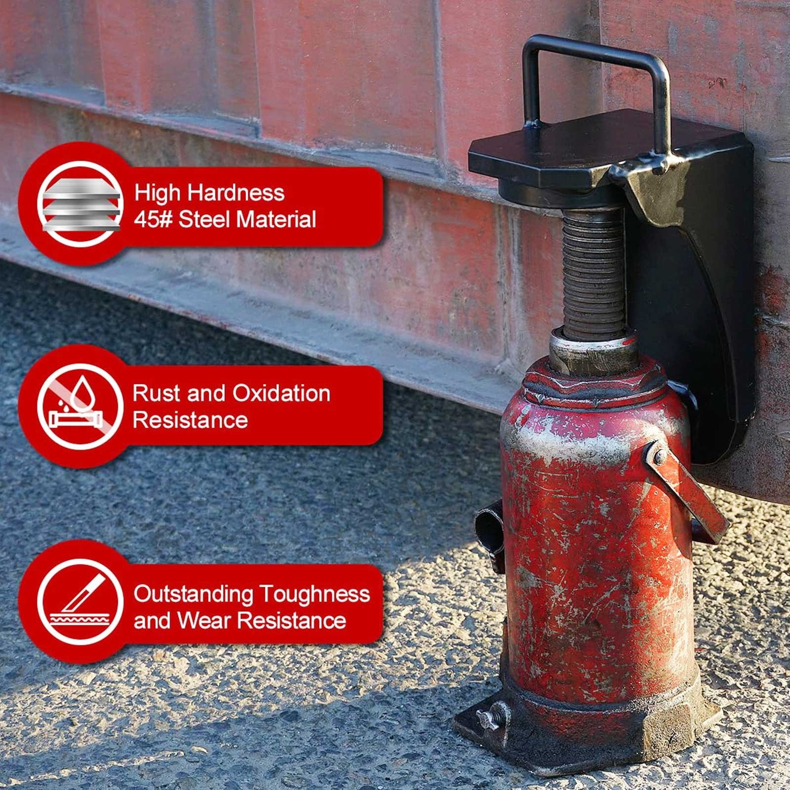 2pcs 50000 lbs Shipping Container Jack Lug , Shipping Container Accessories