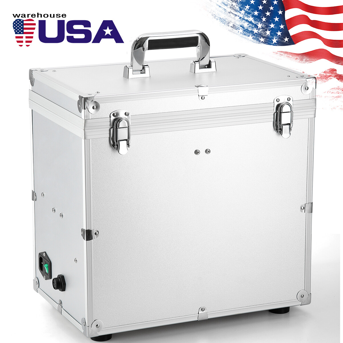 Portable Dental Delivery Unit Suction Air Compressor Rolling Case 4hole / Cart