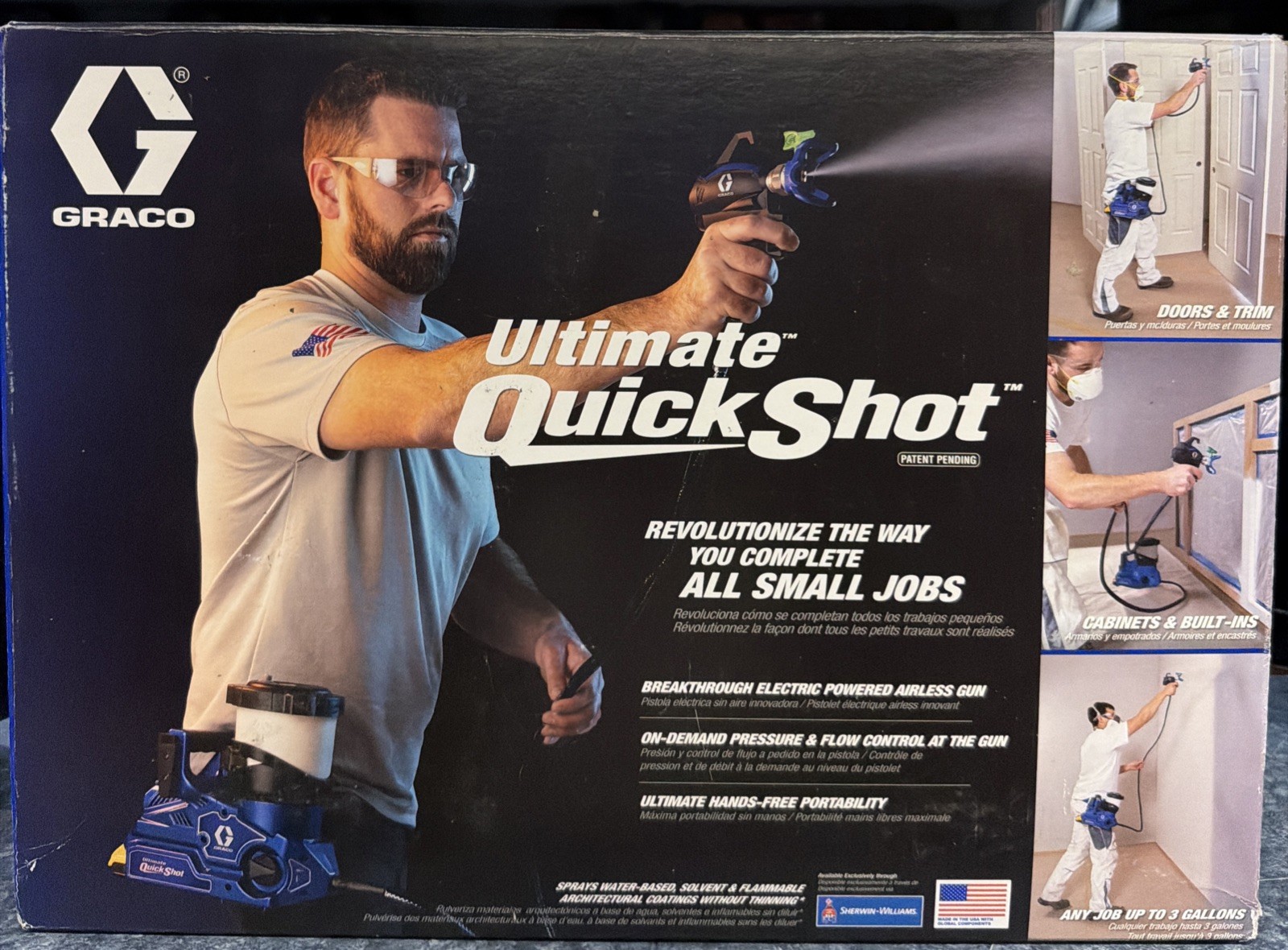 Graco 826308 Ultimate Quickshot Airless Paint Sprayer New Factory Sealed Box