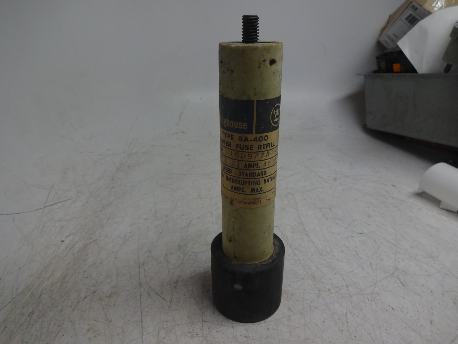 Westinghouse BA-400 116D977A19 Power Fuse Refill 7.2 KV 400E Amps