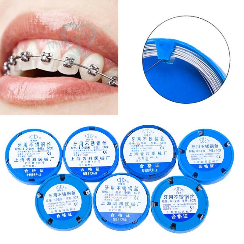 Stainless Steel Wire 0.5-1.2mm Dental Orthodontic Surgical Instruments Wires