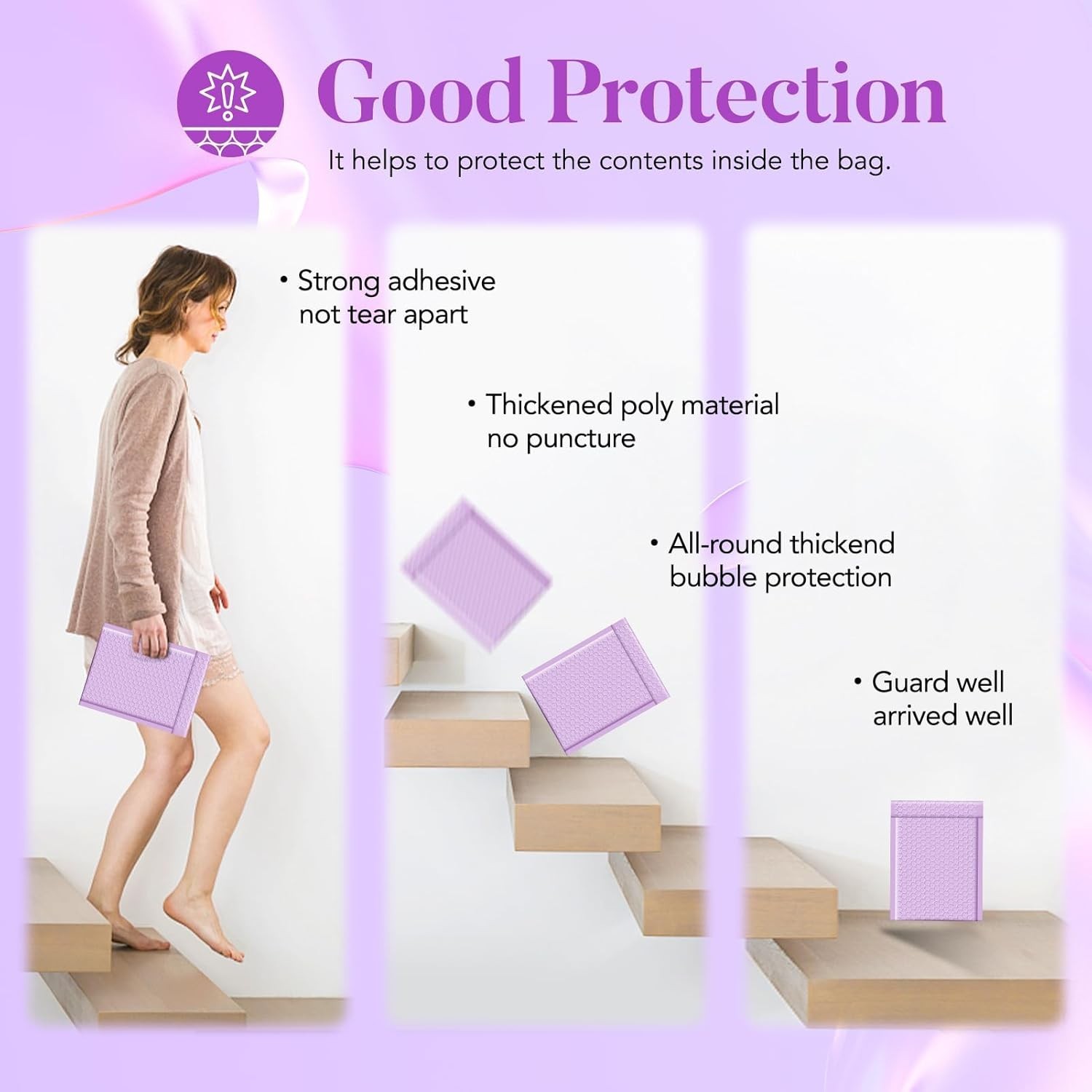 Bubble Mailers 6×10″ 100 Pack Small Bubble Shipping Envelopes Usable Size 6×9…