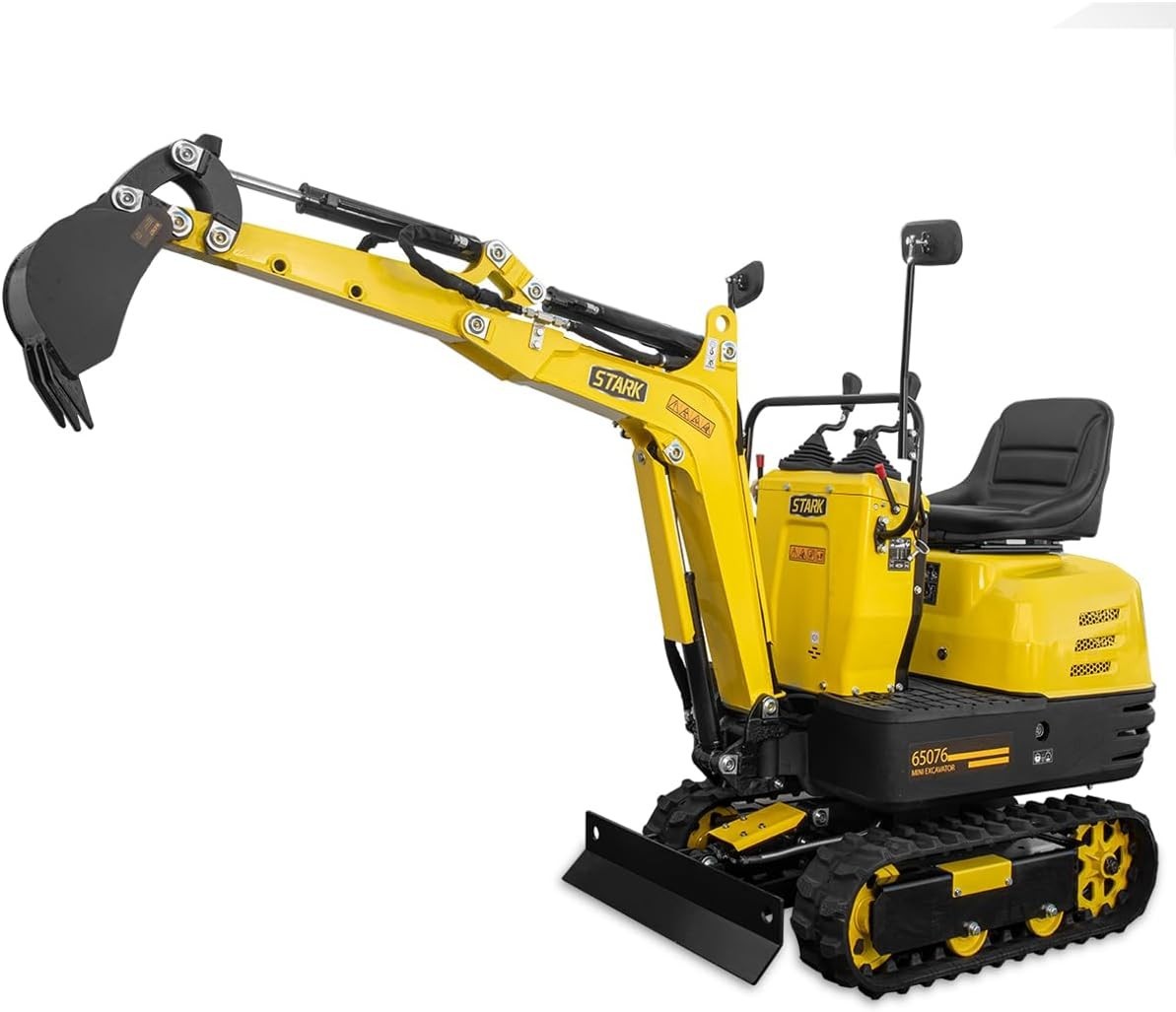 Stark USA 10HP Mini Excavator Hydraulic Digger 306cc Gas Engine Tracked Crawler