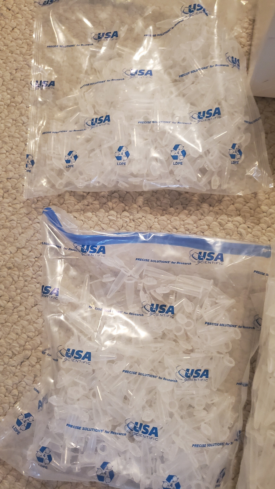 Microcentrifuge Tubes – 1.5ml, 0.5ml, 0.4ml + 0.5 ml PCR Tubes.