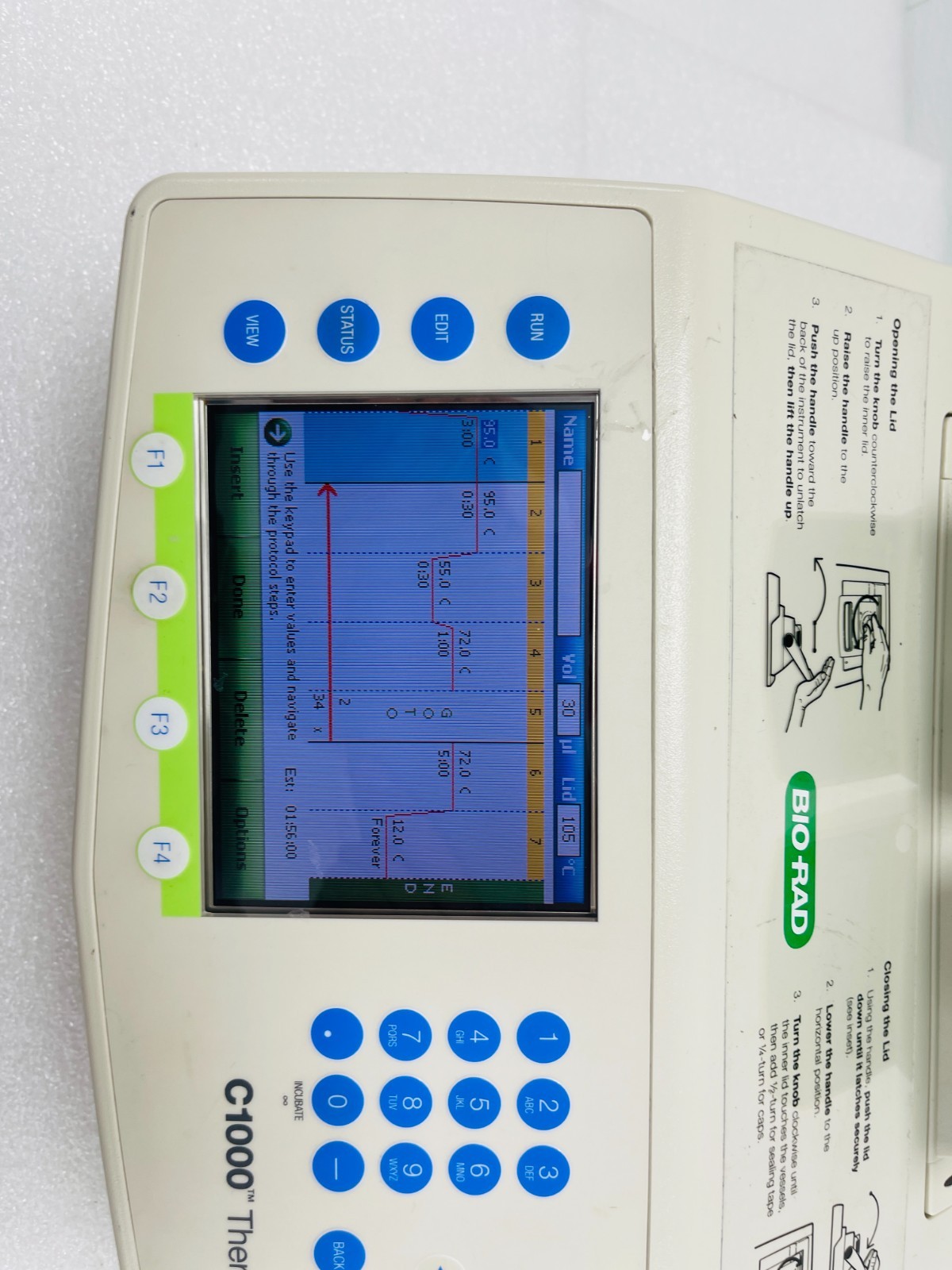 USED – Bio-Rad C1000 PCR Thermal Cycler With Dual 48-Well Reaction Blocks
