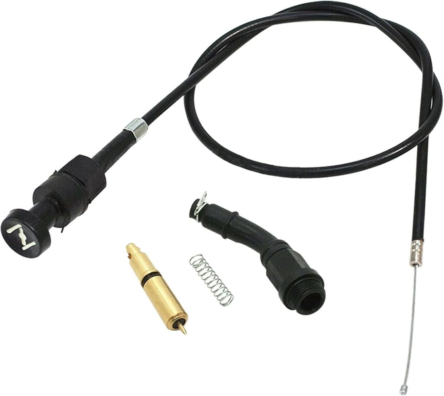 waltyotur Carburetor Carb Choke Cable & Plunger Starter Valve Kit Replacement fo