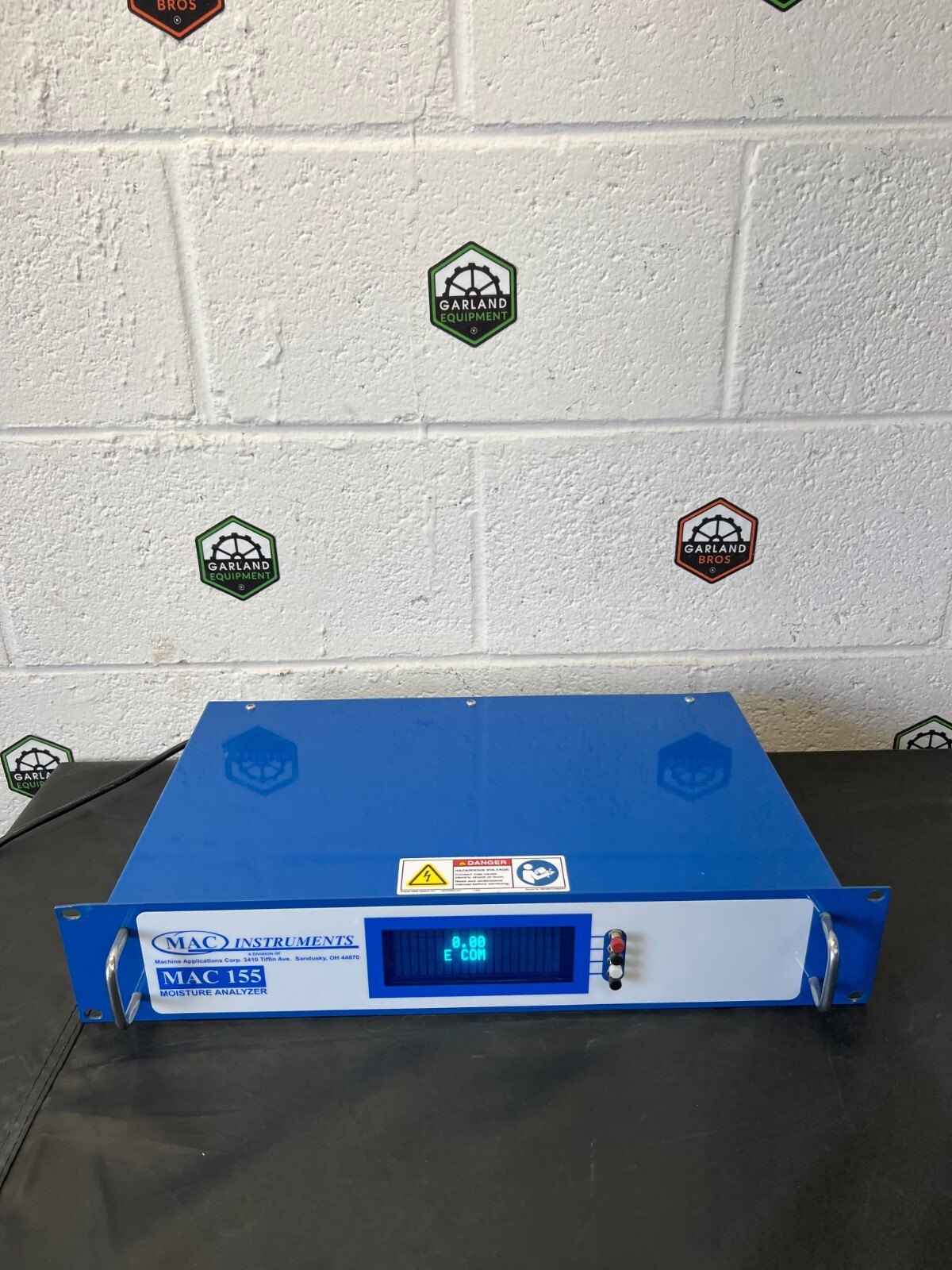 MAC Instruments MAC 155 Moisture Analyzer Probe w/ 19” Rack Mount Front Roller