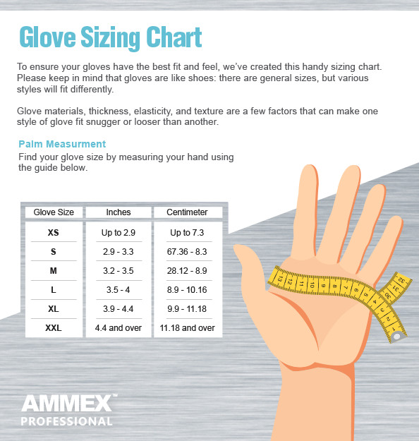 AMMEX Indigo Nitrile Disposable Exam/Medical Gloves 3 Mil Latex-Free, Box of 100
