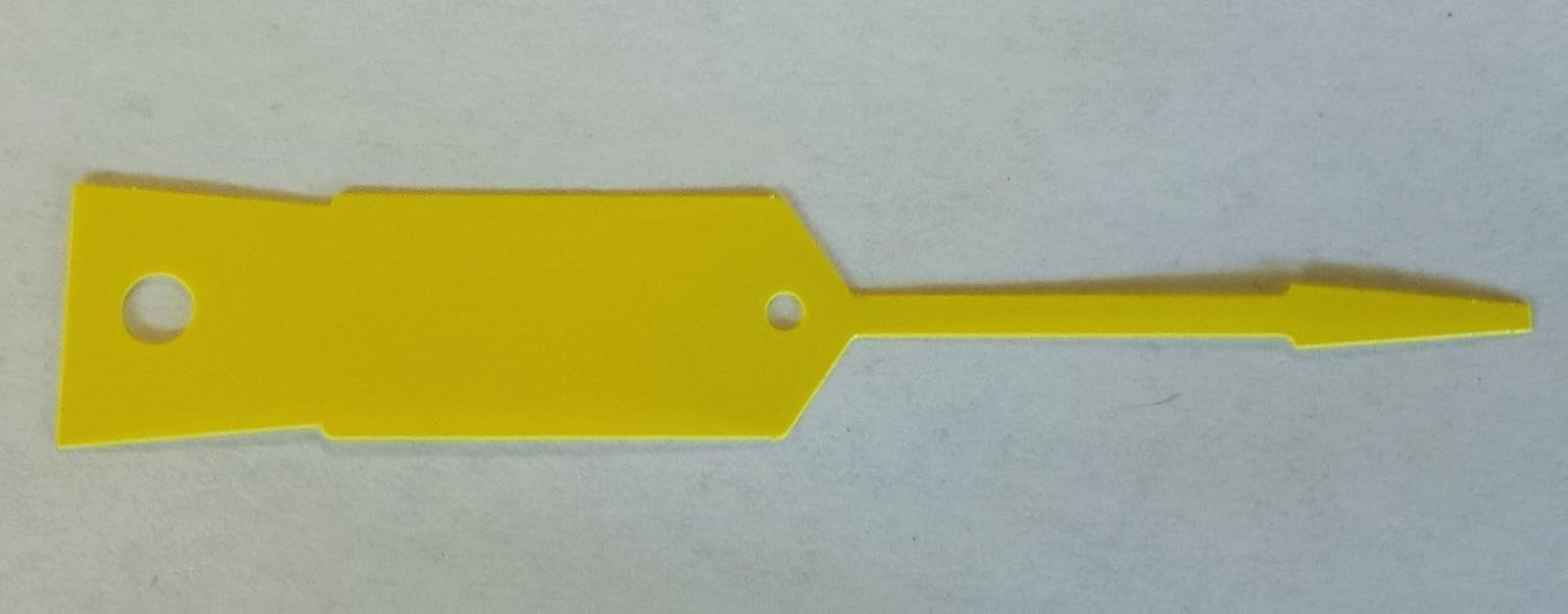 YELLOW Self-Locking Arrow Key Tags (1,000 per Pack) Size 4 1/2″ X 3/4″ (YELLOW)