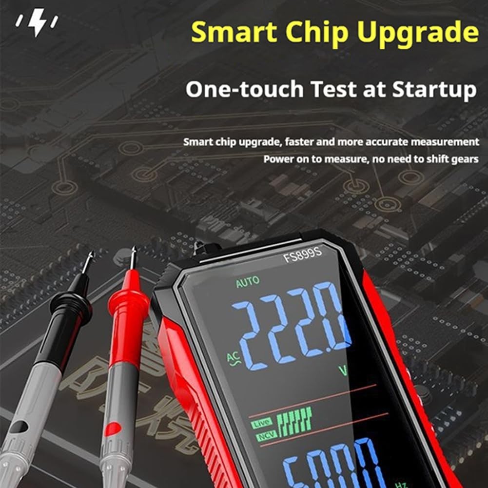 USB Rechargeable Digital Multimeter, 2026 Upgraded Fs899l Multimeter, Automat…