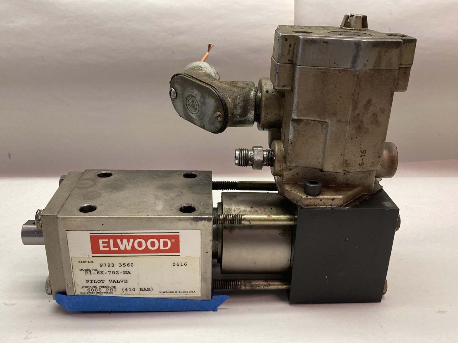 Elwood,P1-6K-702-NA,Pilot Valve 6000PSI (410 BAR)
