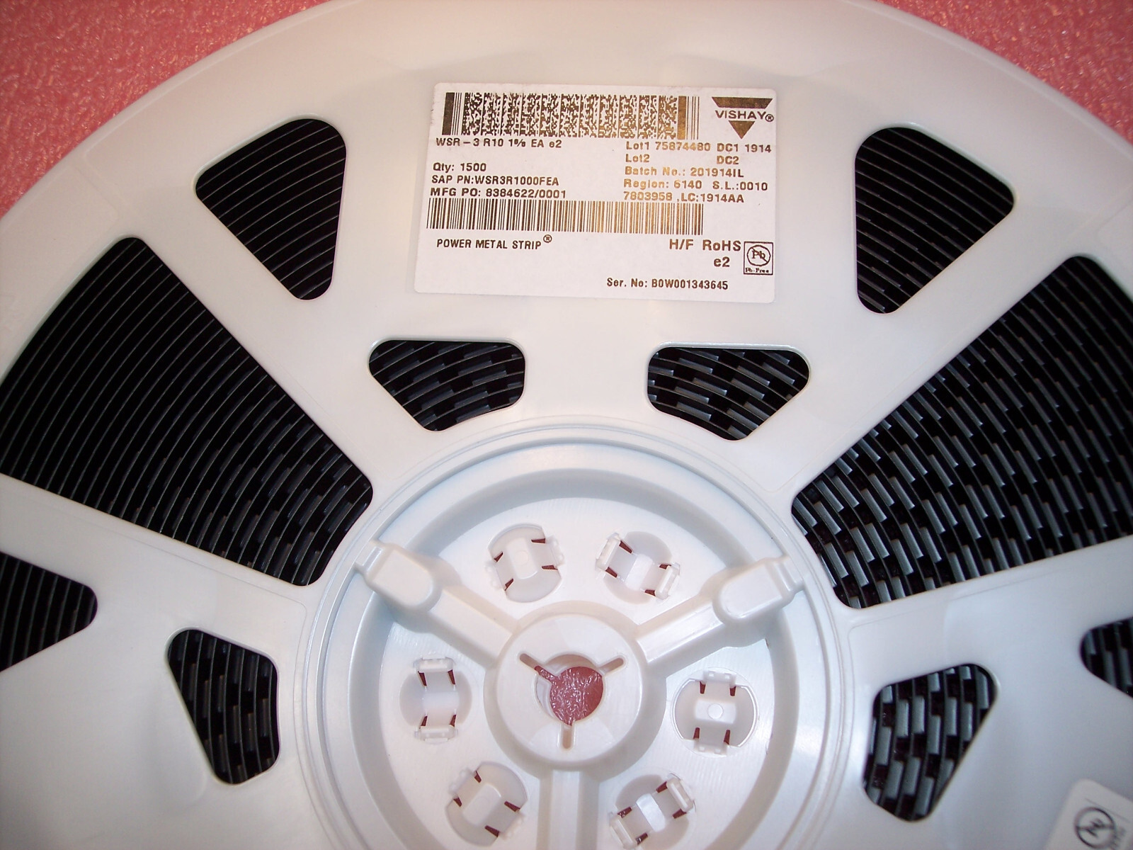 QTY (1500) .1 Ohm 3W 1% 4527 SMD POWER METAL STRIP WSR3R1000FEA VISHAY ROHS