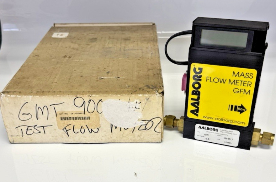 Aalborg GFM17 GFMS-010009 Mass Flow Meter Air 0-5 L/min 1000 PSI 30VDC LCD