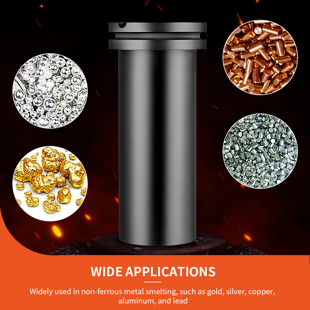 0.5/2/5KG Graphite Crucible Gold Metal Smelting Jewelry Tool for Melting Furnace