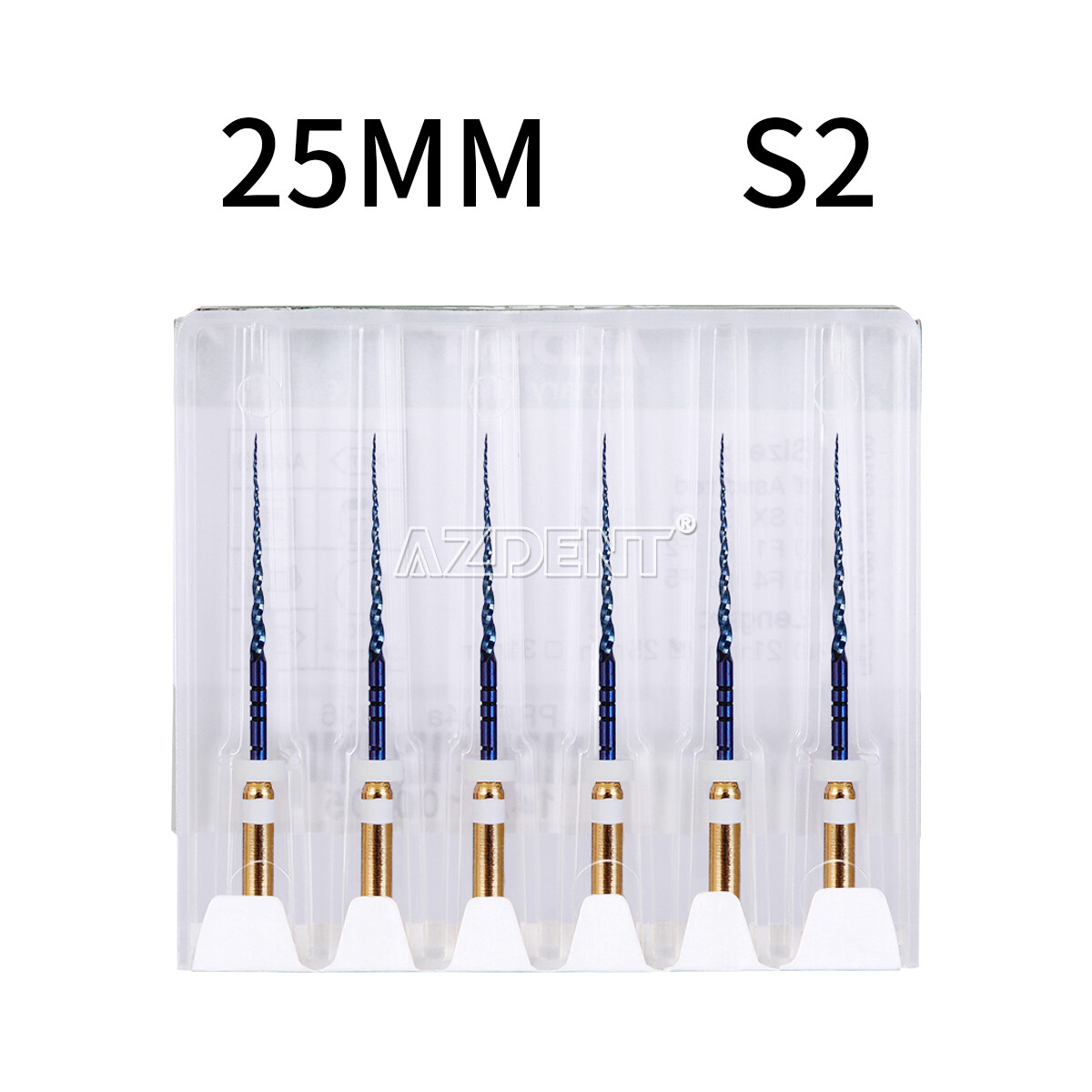AZDENT Dental Endo Heat Activated Rotary Niti Files Engine Use 25mm /19mm SX-F3