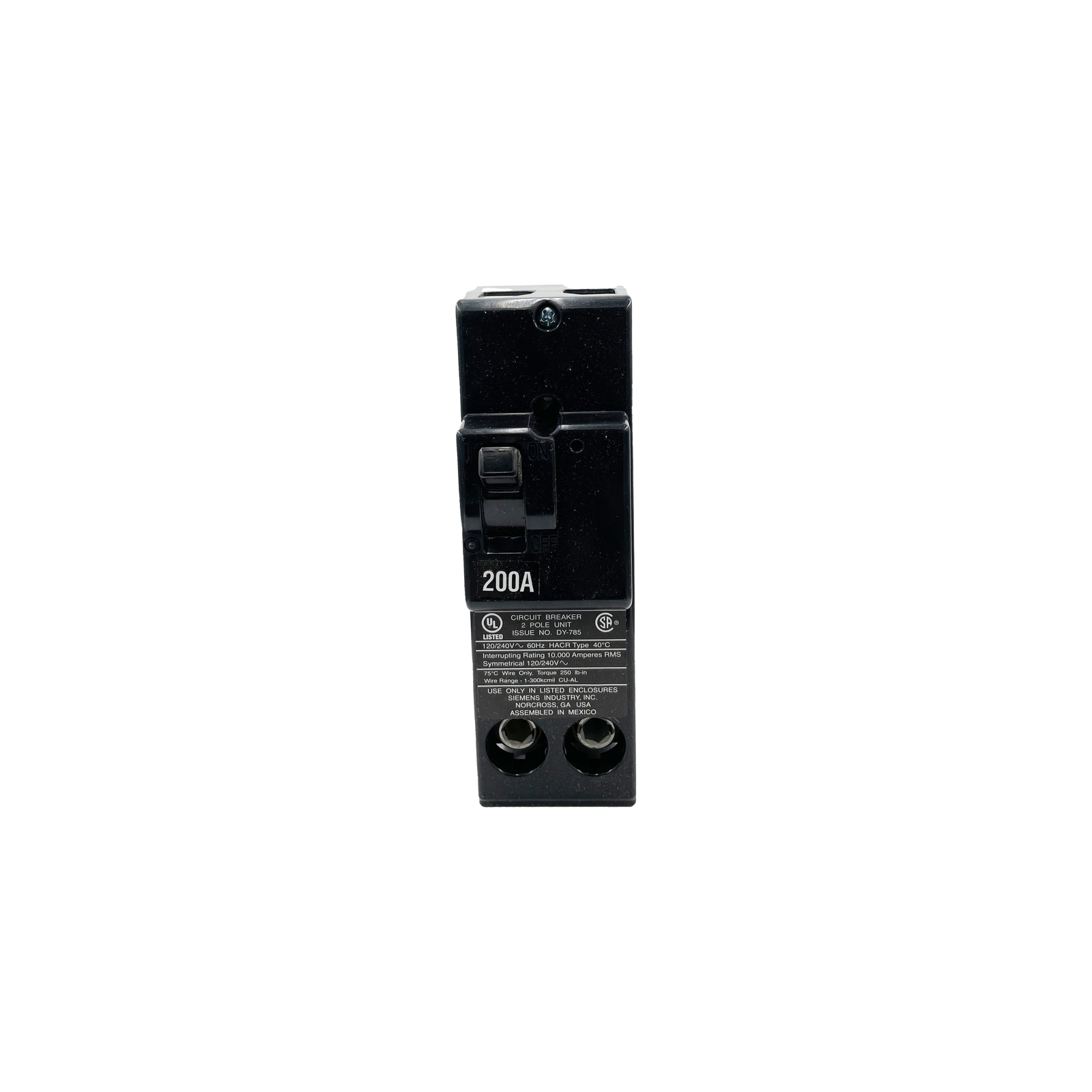 NIB – Siemens – QN2200 – Molded Case Circuit Breaker – 200A, 1-Phase, 240V