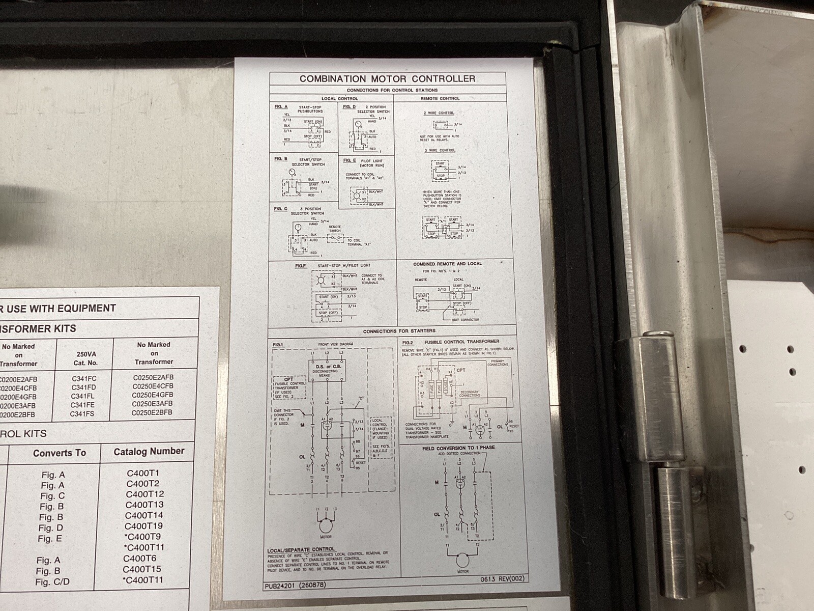 Eaton ECN2234AAG Combo Non-reversing Starter sz.3 HMCP 100 Amp
