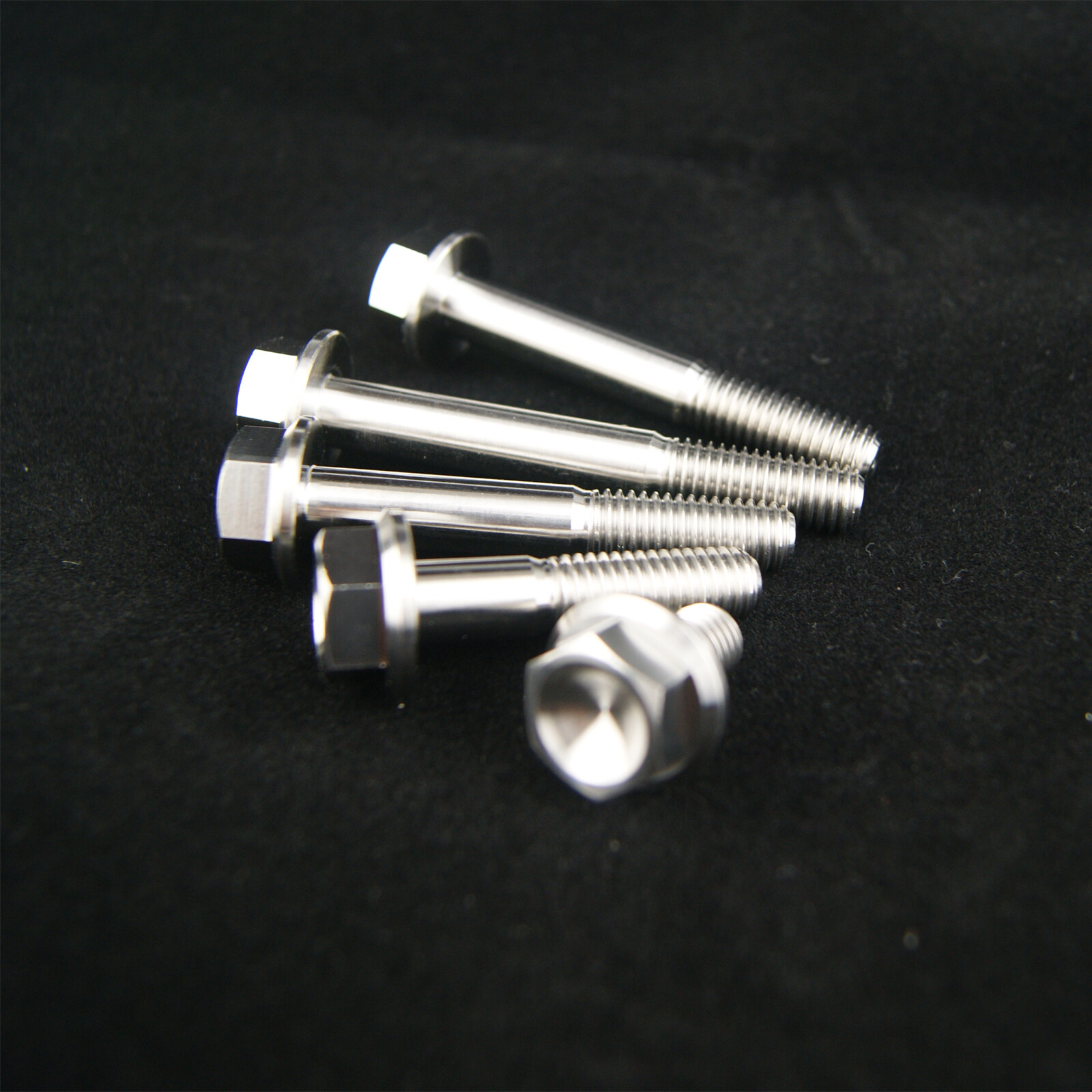 Gr5 Titanium Flange Head Bolts Fastener Hex M6 M8 15 20 25 30 35 40 45 50 55 60