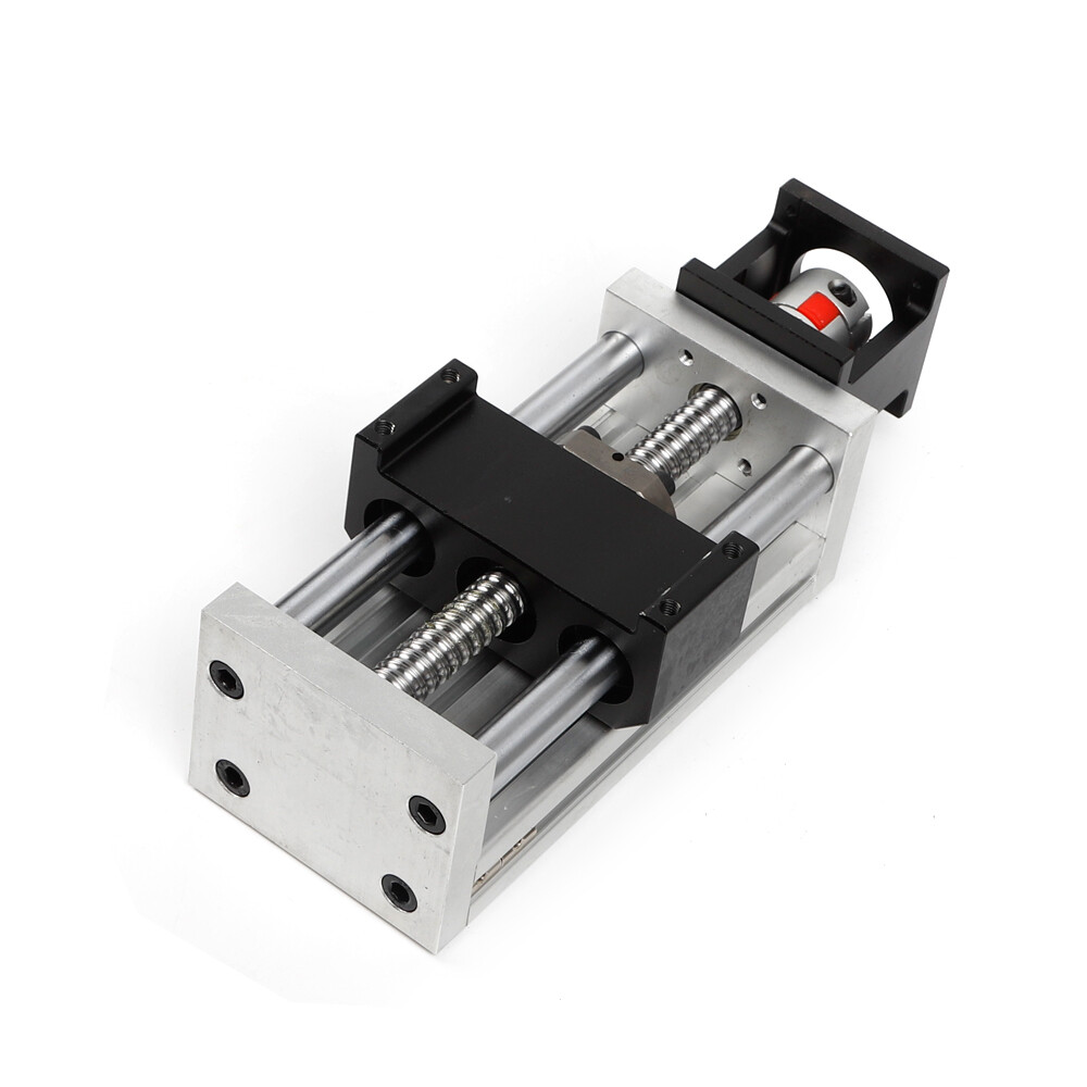 100mm stroke Ball Screw Rail Slide Linear Guide Stage Manual Table CNC Linear