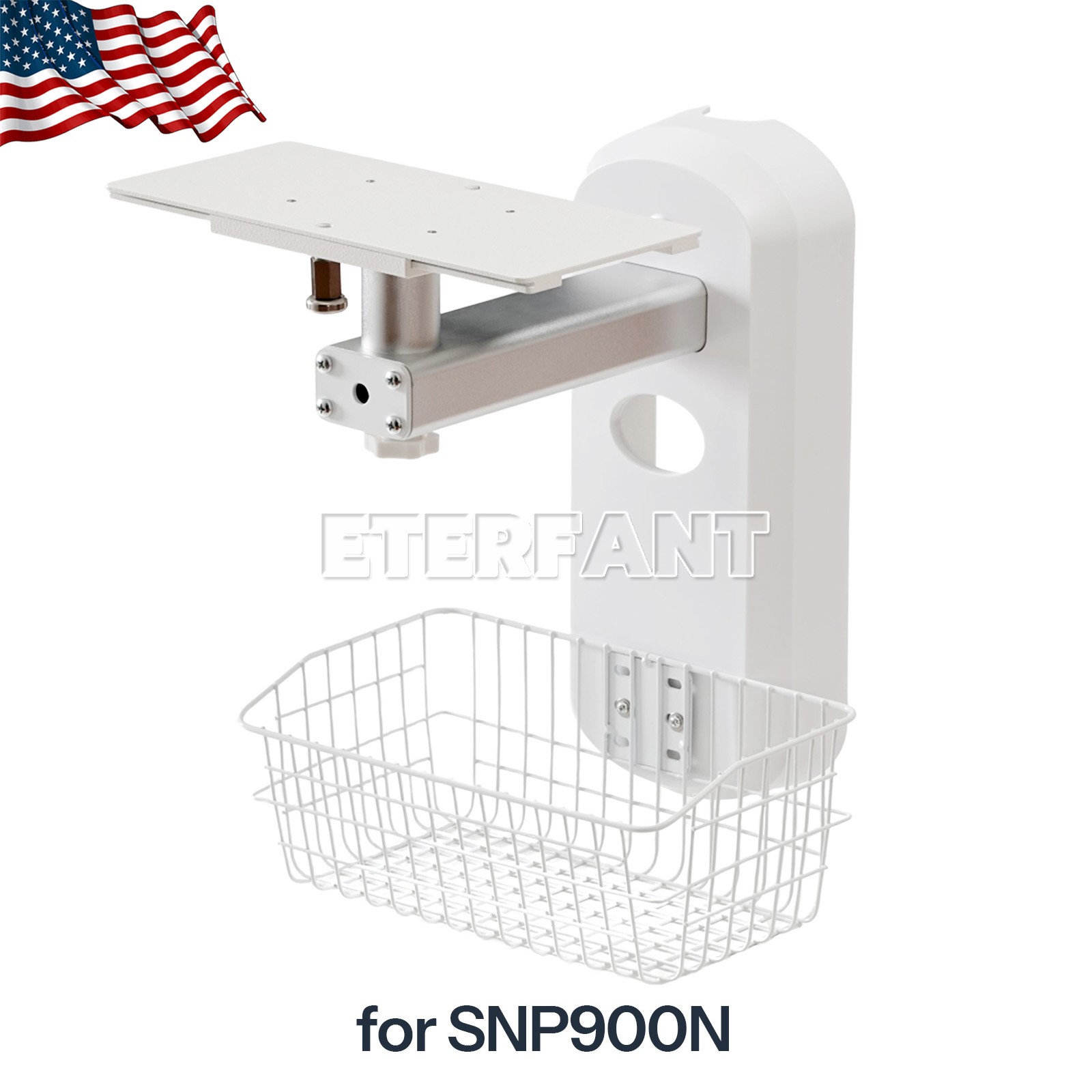 Wall Mounted Stands/Adjustable Mobile Medical Rolling Cart for Patient Monitor