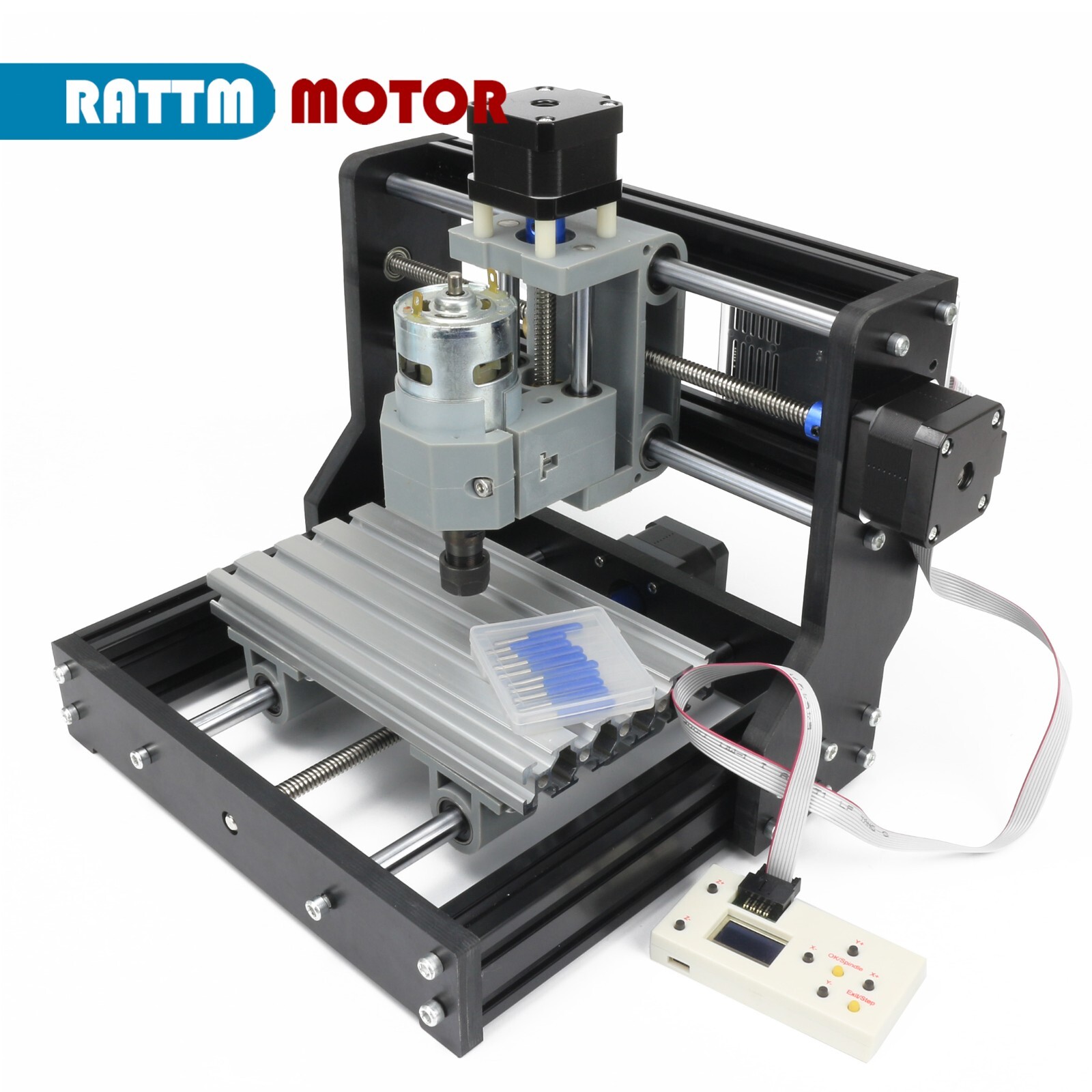 「US」DIY Mini CNC Router 1610 Pro Wood Engraving Milling Machine+Offline Control