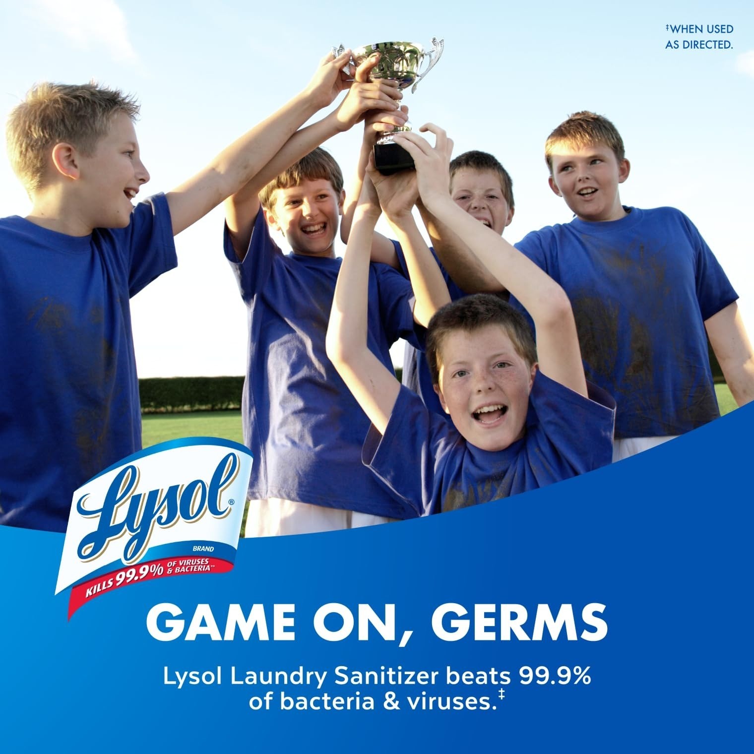Lysol Laundry Sanitizer Additive Odor Eliminator Crisp Linen 90 fl oz